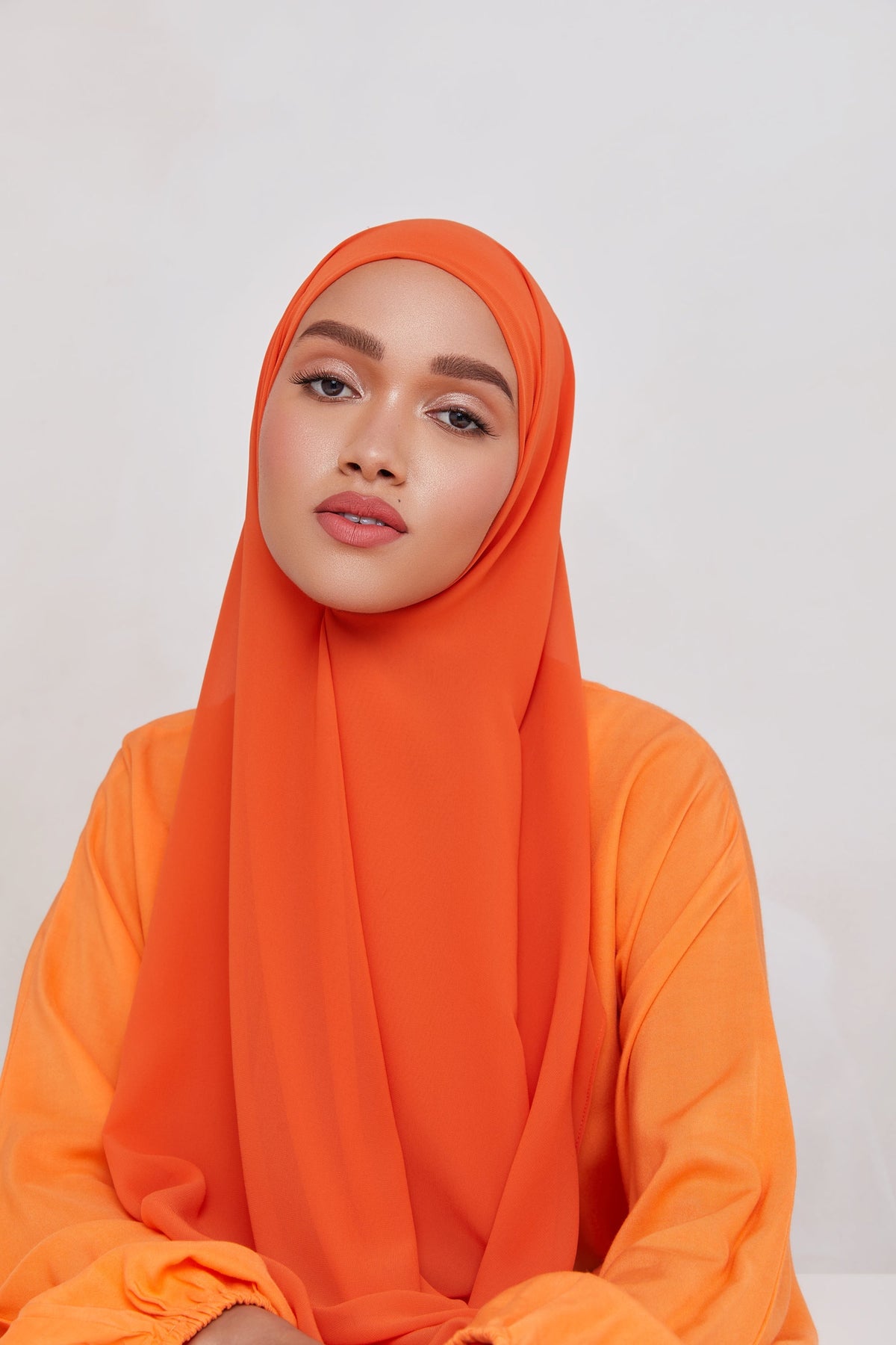 Chiffon LITE Hijab - Papaya epschoolboard 