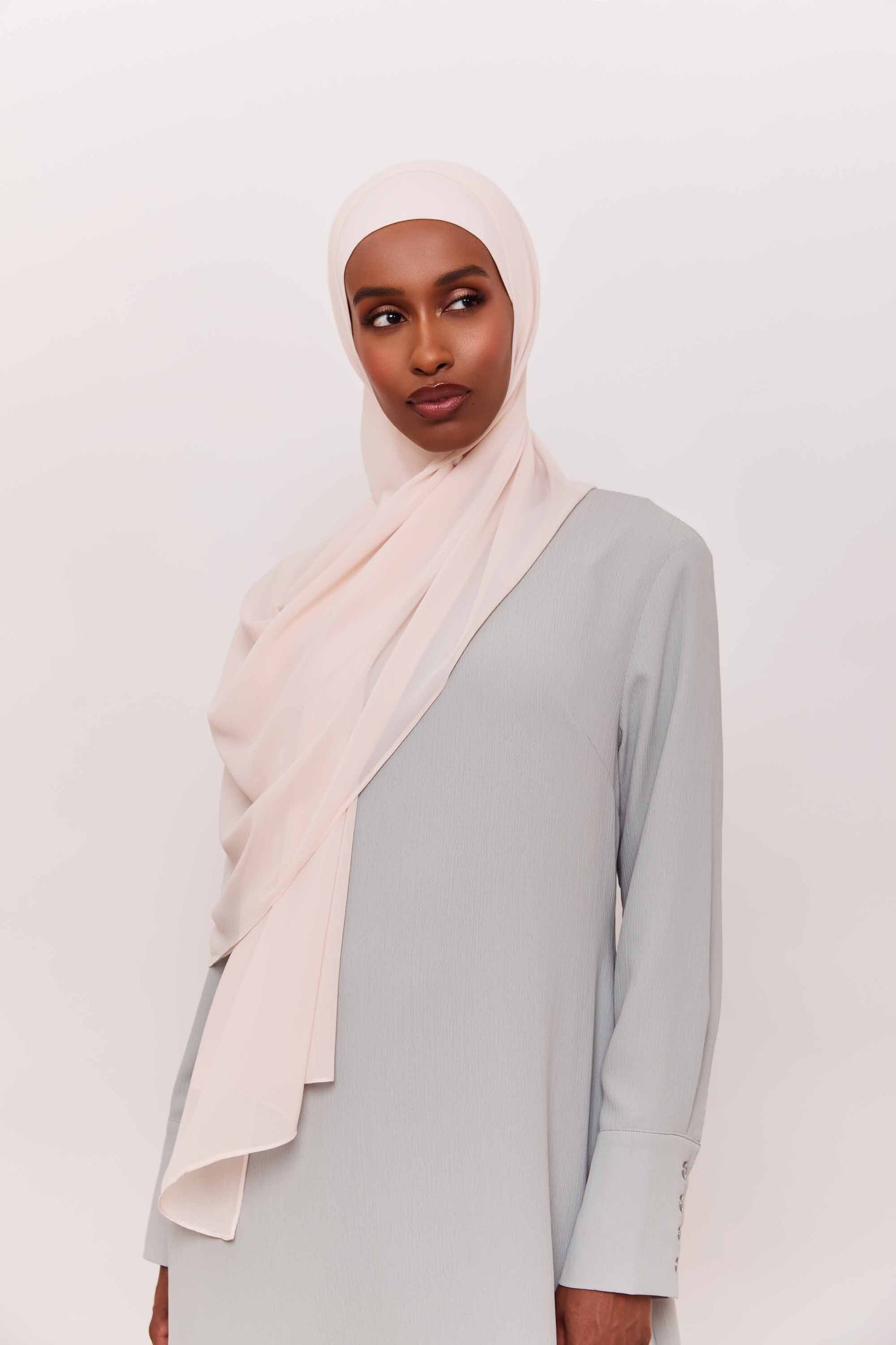 Chiffon LITE Hijab - Parchment Accessories epschoolboard 