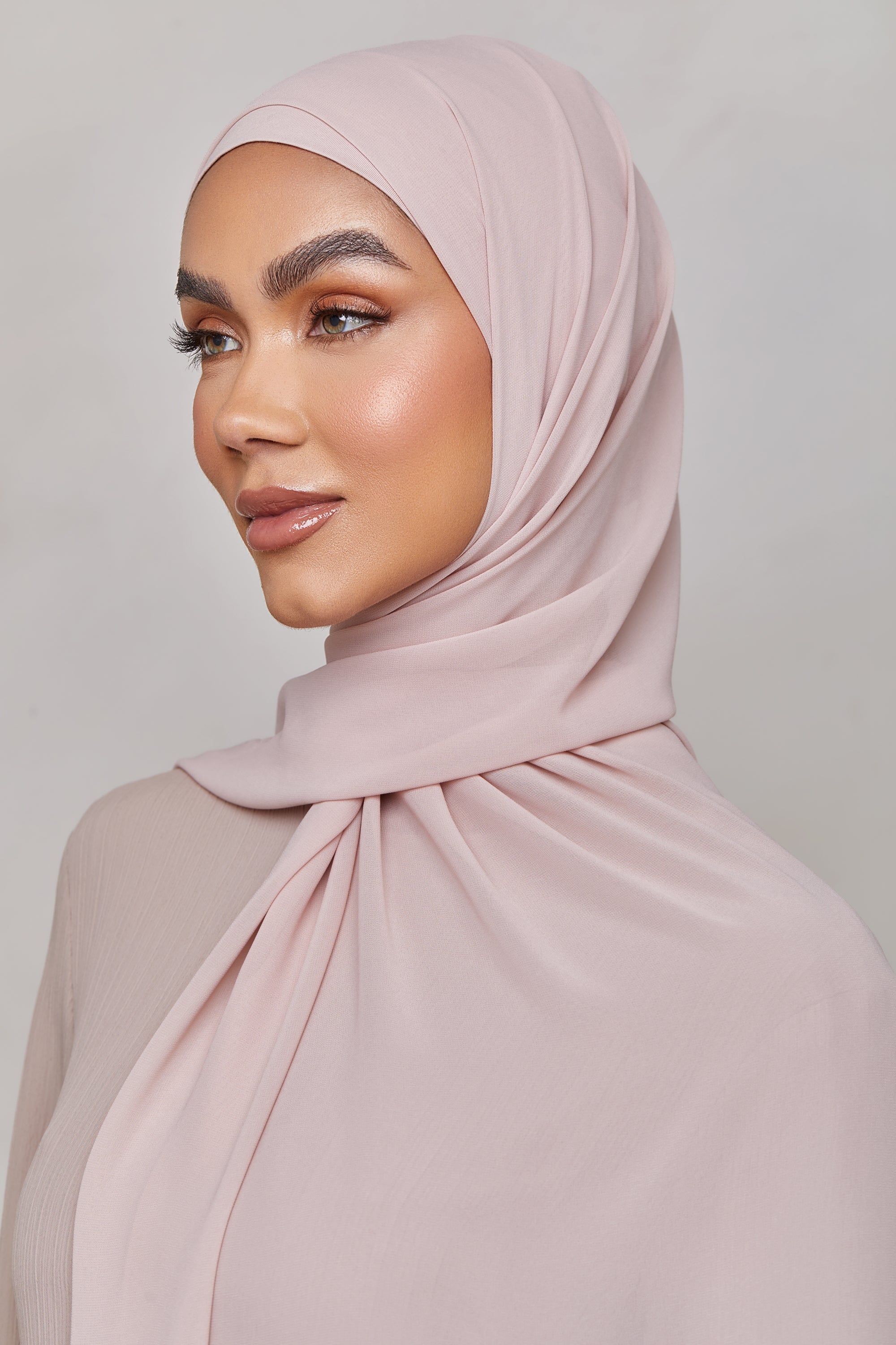 Chiffon LITE Hijab - Sepia Rose saigonodysseyhotel 