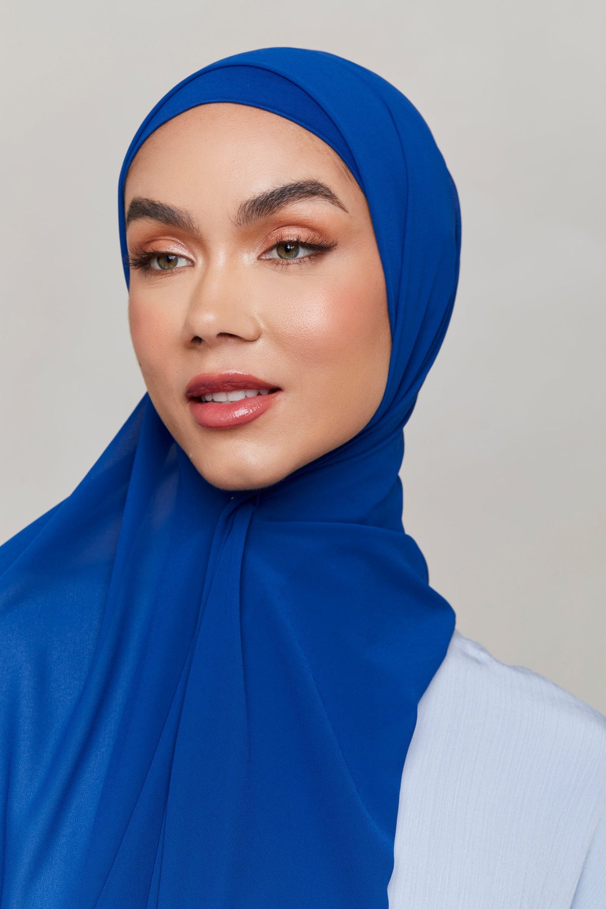 Chiffon LITE Hijab - Sodalite Blue epschoolboard 