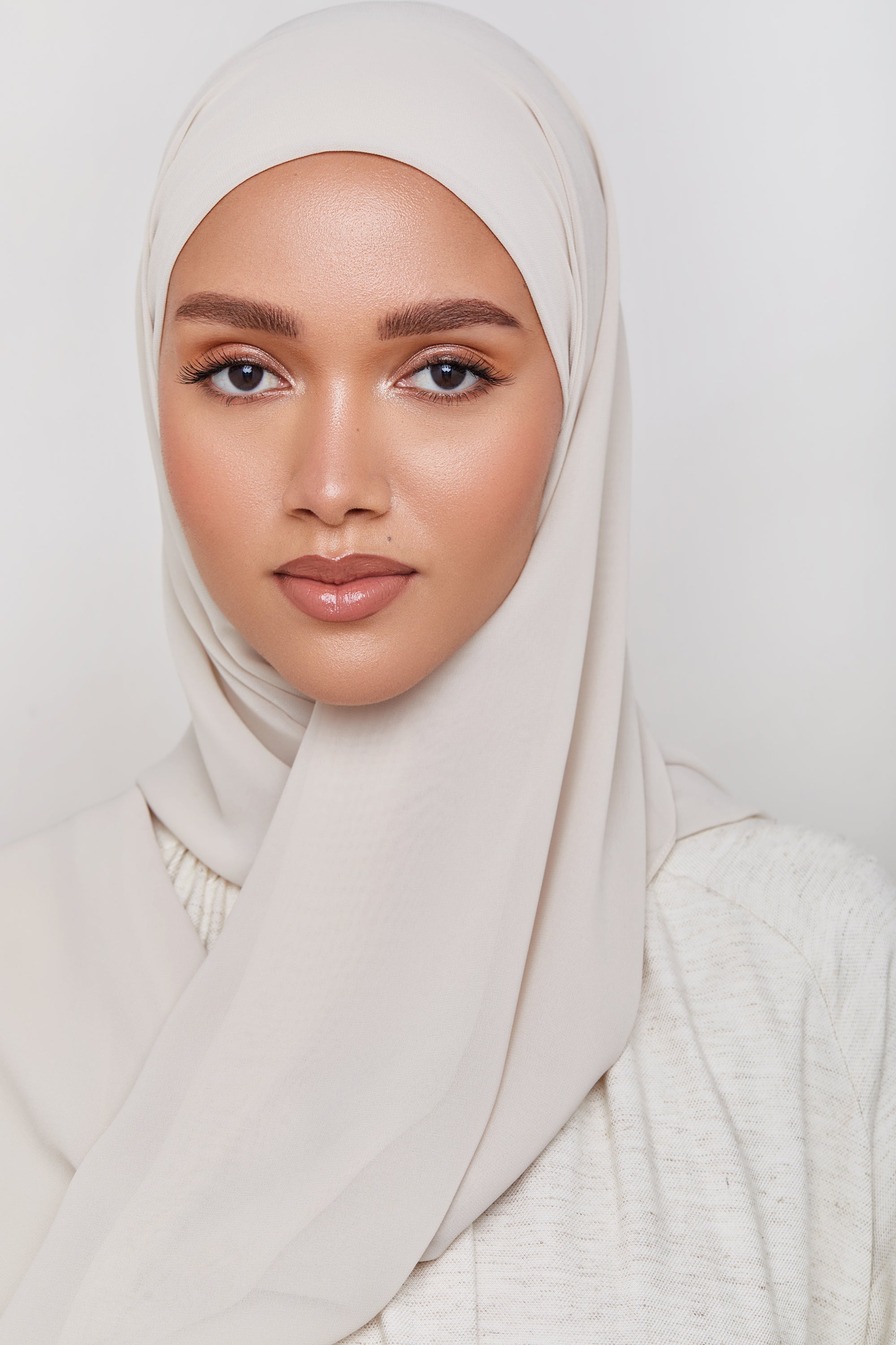 Chiffon LITE Hijab - Stone Veiled