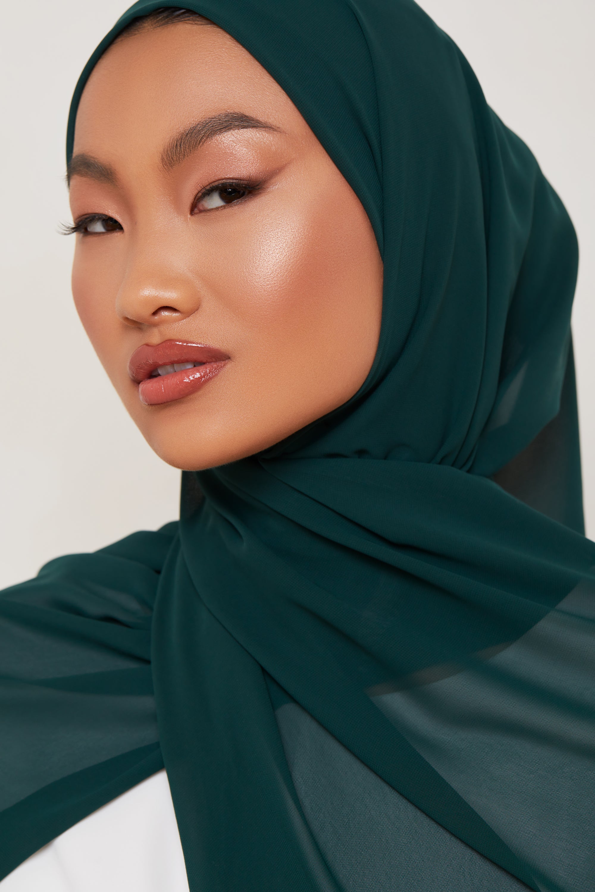 Chiffon LITE Hijab - Tropical Forest Veiled Collection