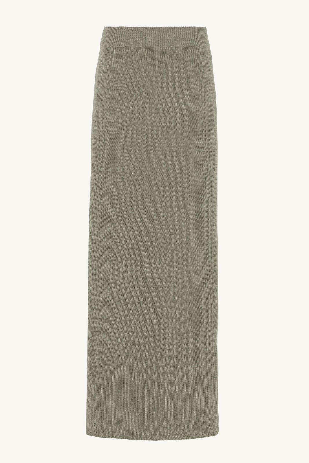 Chunky Knit Merino Wool Maxi Skirt - Sage Clothing saigonodysseyhotel 