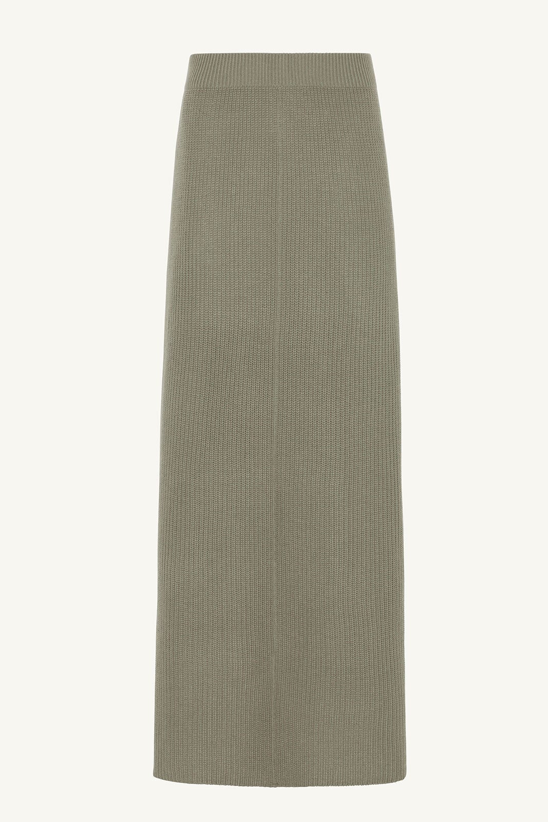 Chunky Knit Merino Wool Maxi Skirt - Sage Clothing epschoolboard 