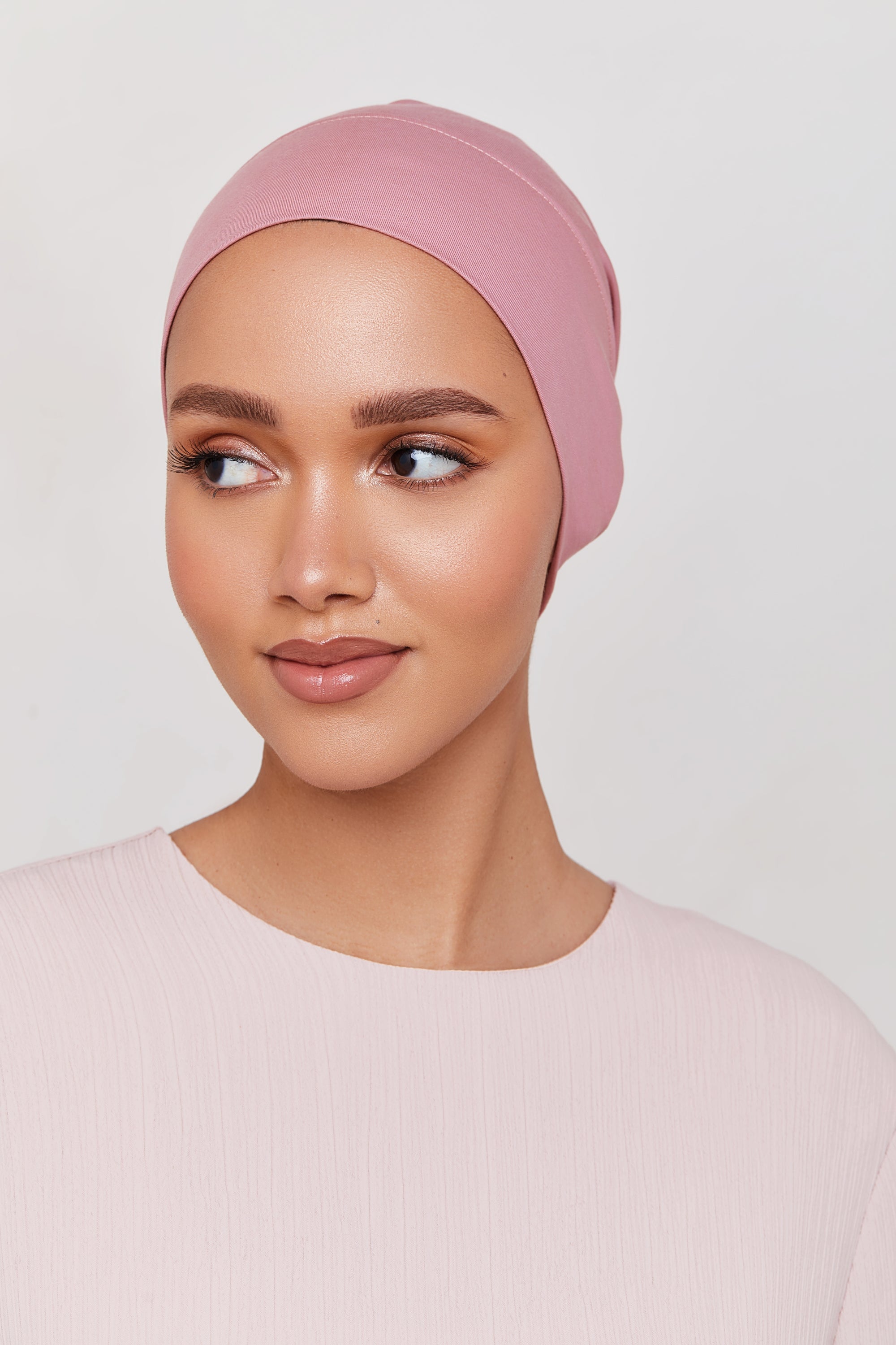 Cotton Undercap - Dusty Rose Veiled Collection 