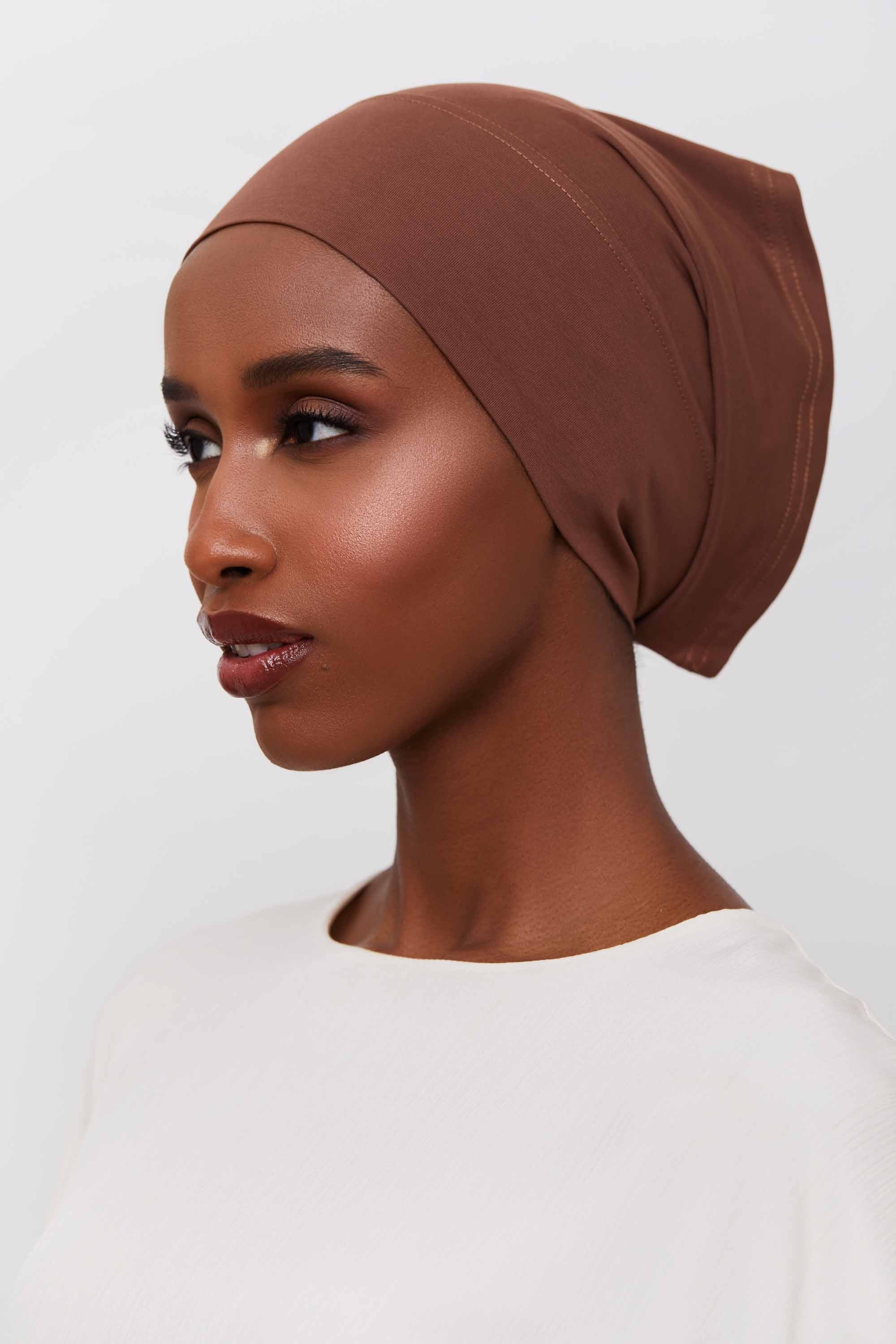 head scarf brown