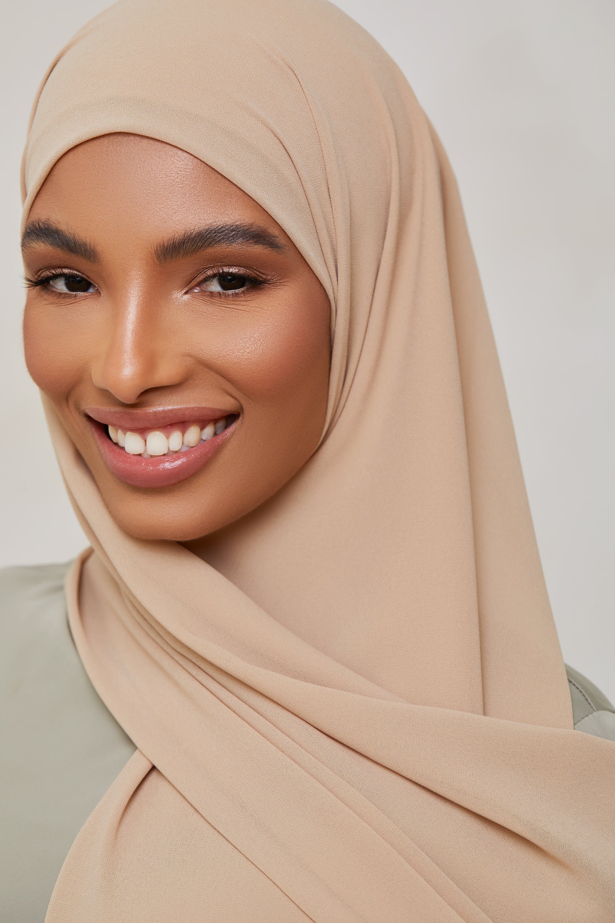 Essential Chiffon Hijab - Barely Beige Scarves & Shawls Veiled Collection