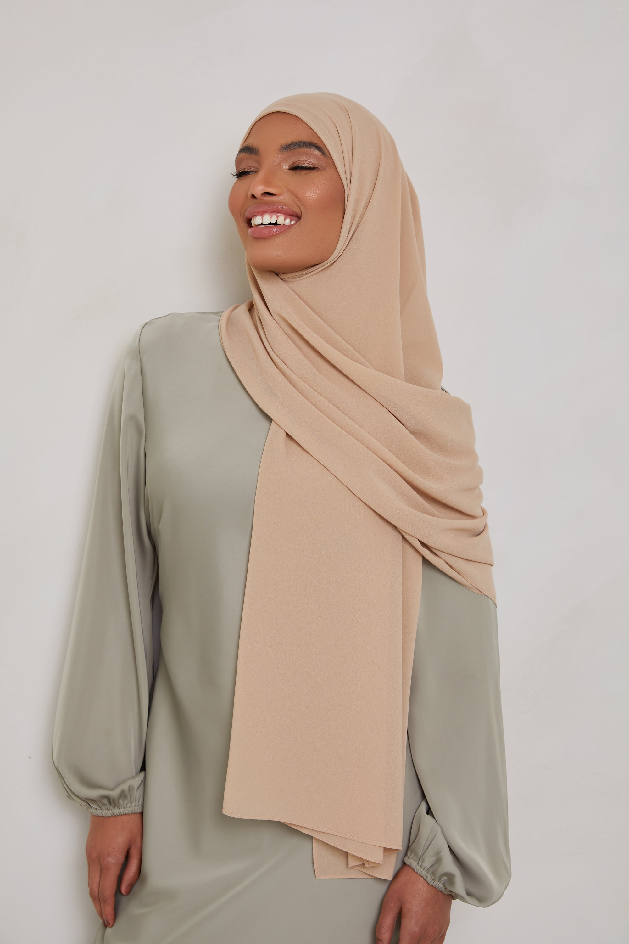 Essential Chiffon Hijab - Barely Beige Scarves & Shawls Veiled Collection