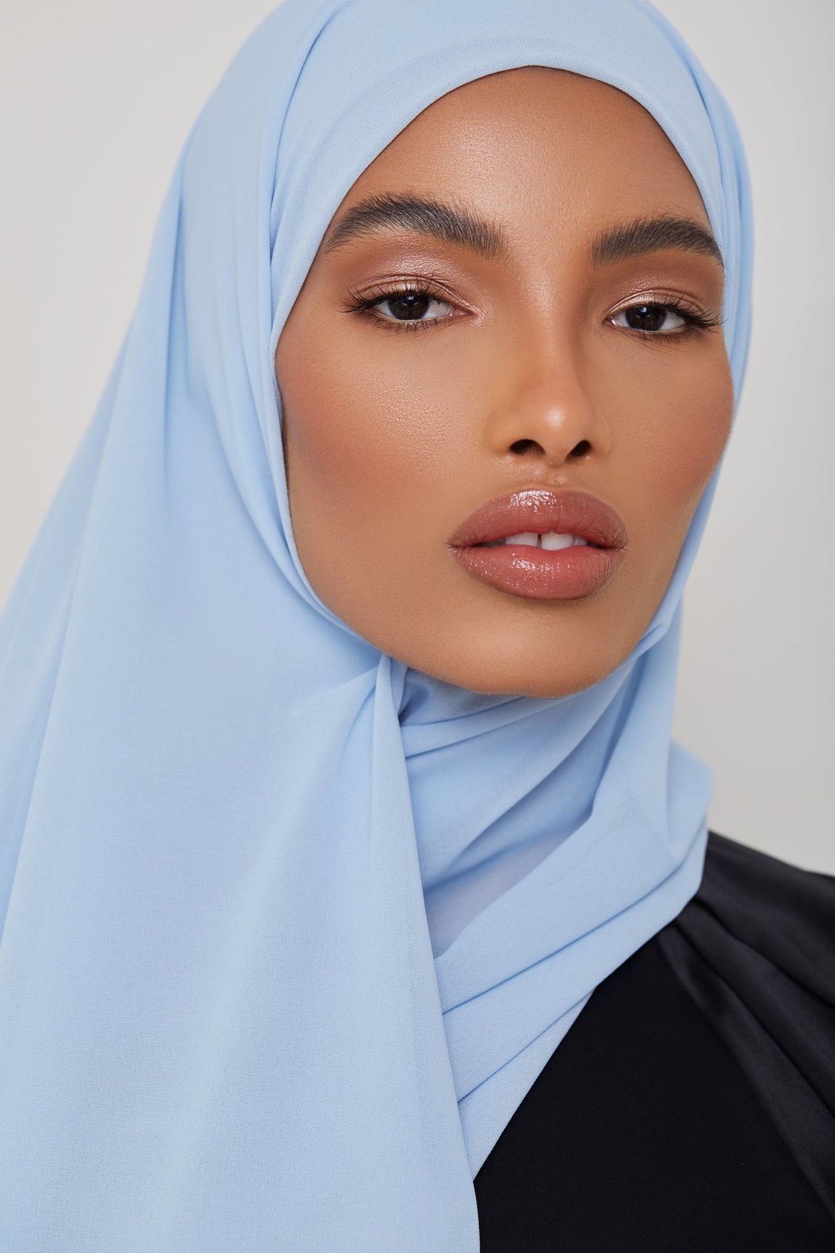 Essential Chiffon Hijab - Cerulean Scarves & Shawls epschoolboard 
