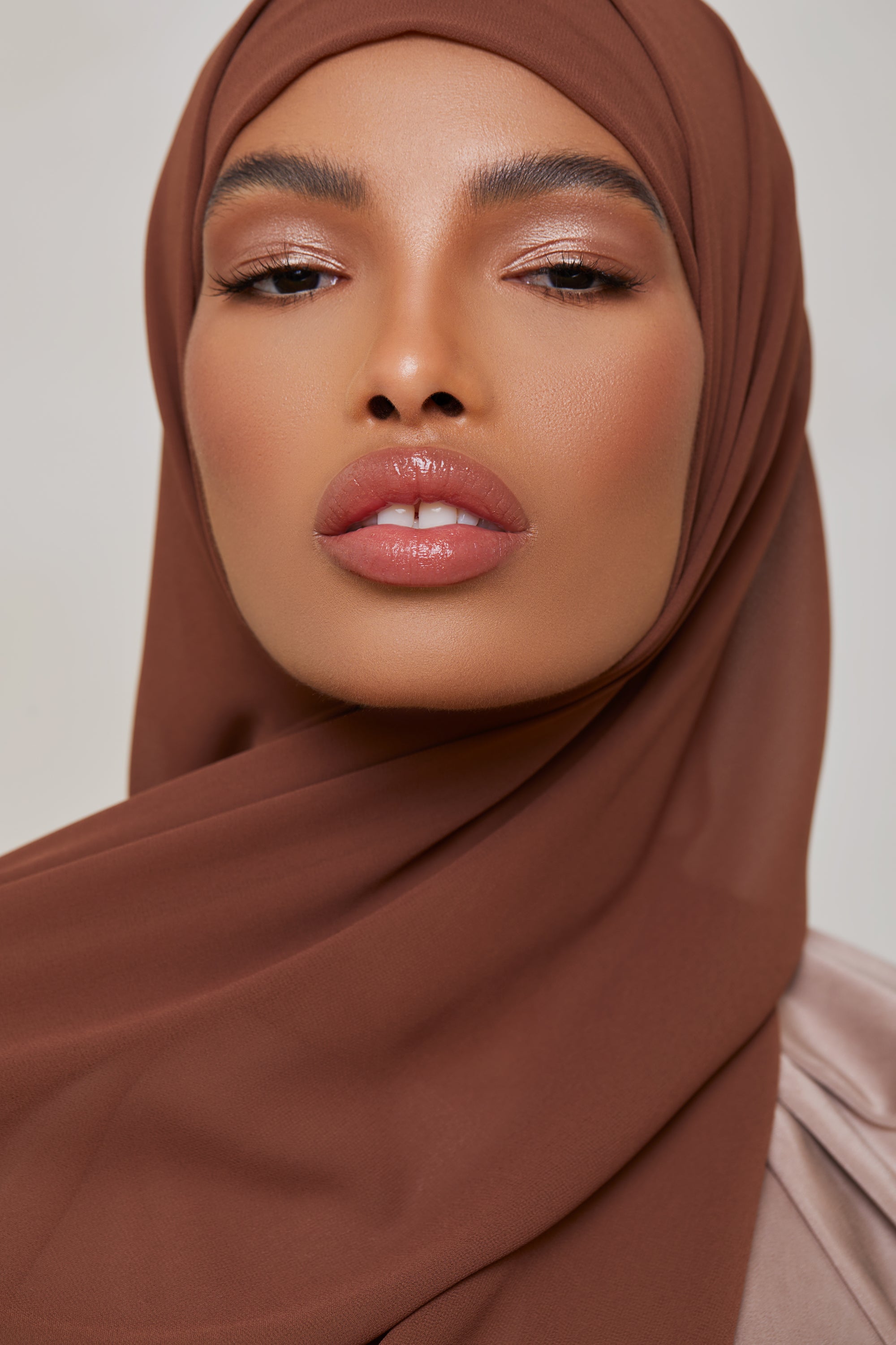 Essential Chiffon Hijab - Dark Mink Scarves & Shawls Veiled Collection