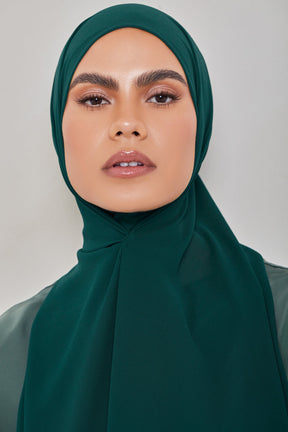 Essential Chiffon Hijab - Deep Teal Scarves & Shawls epschoolboard 