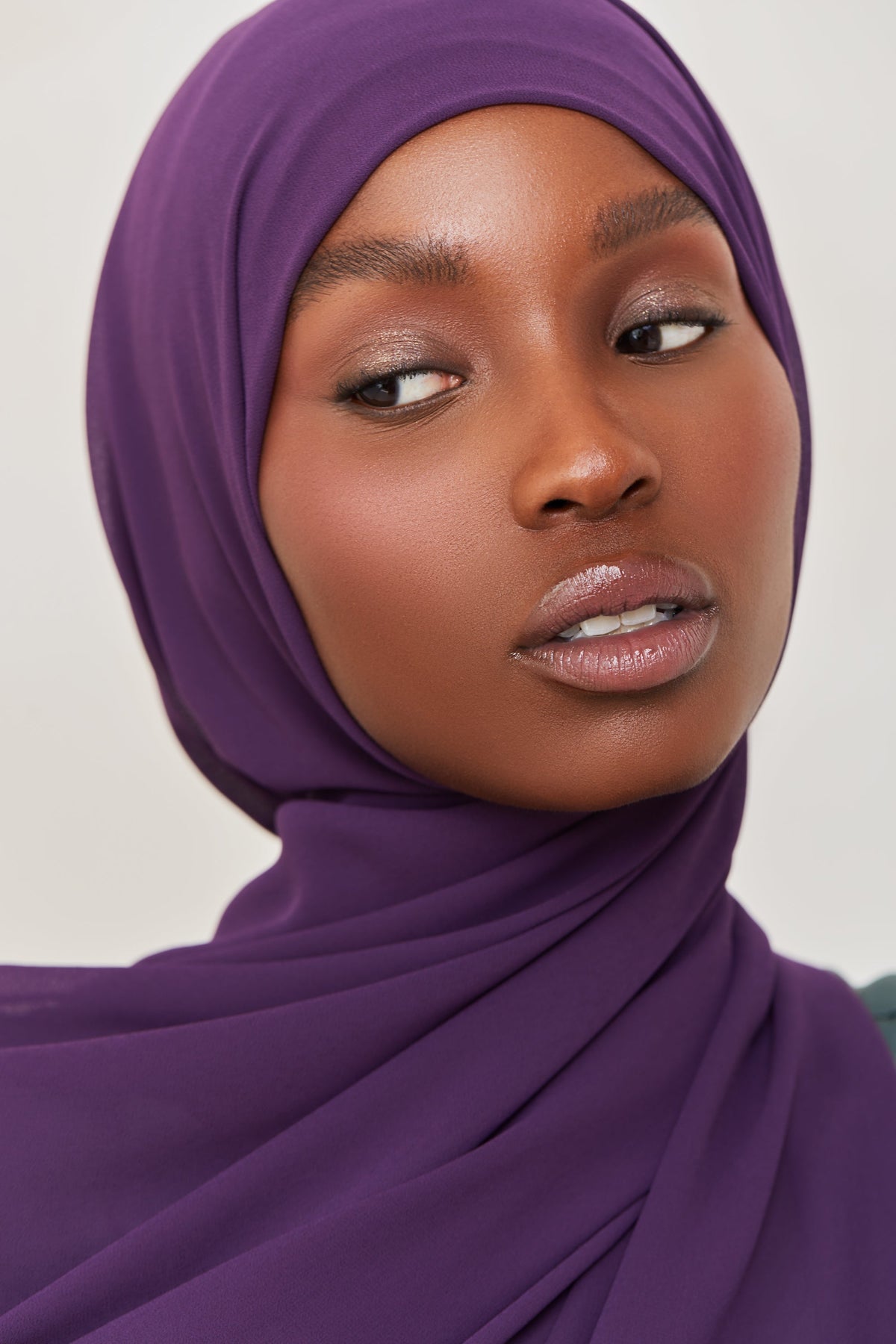 Essential Chiffon Hijab - Eggplant Scarves & Shawls saigonodysseyhotel 