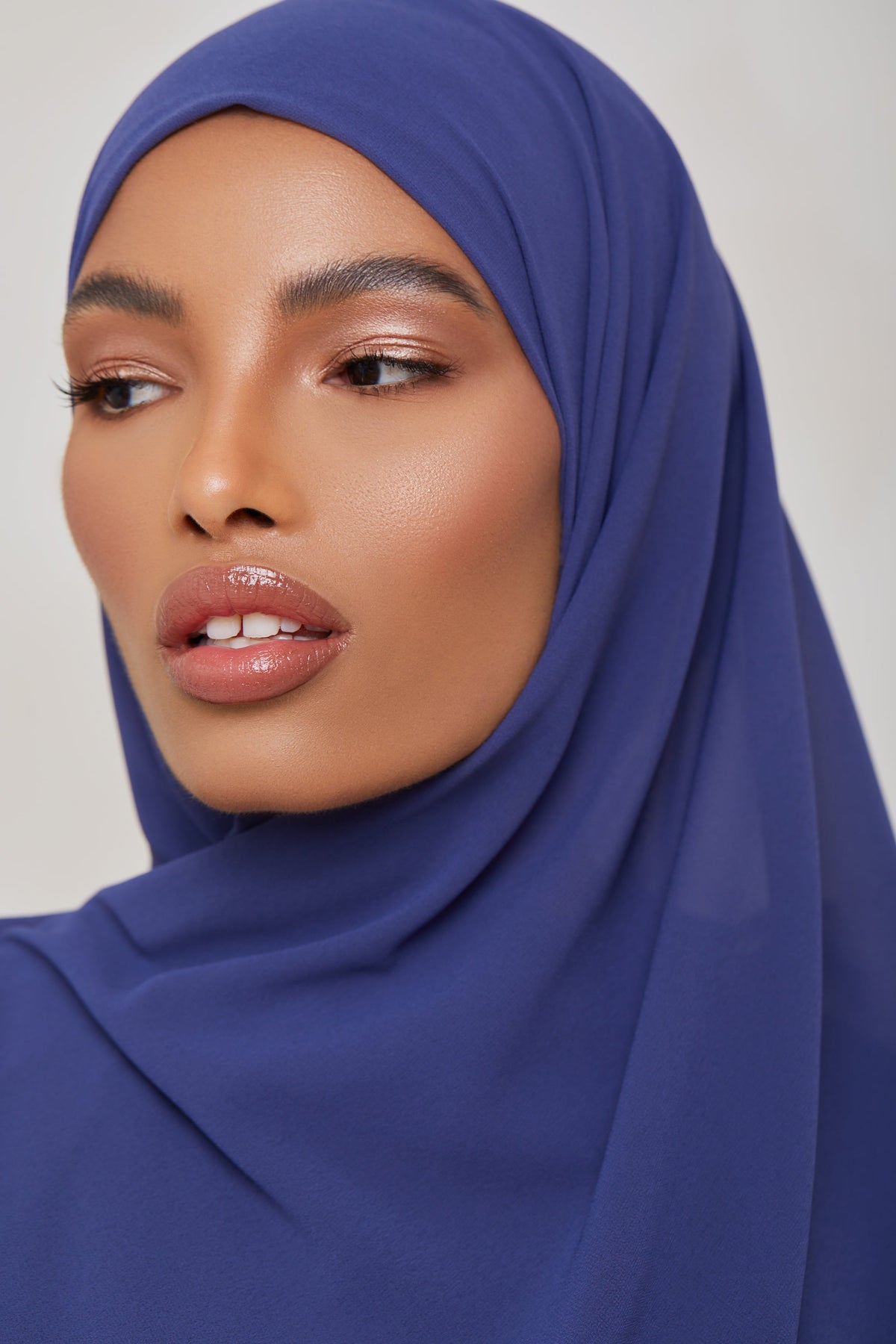 Essential Chiffon Hijab - Indigo Scarves & Shawls saigonodysseyhotel 