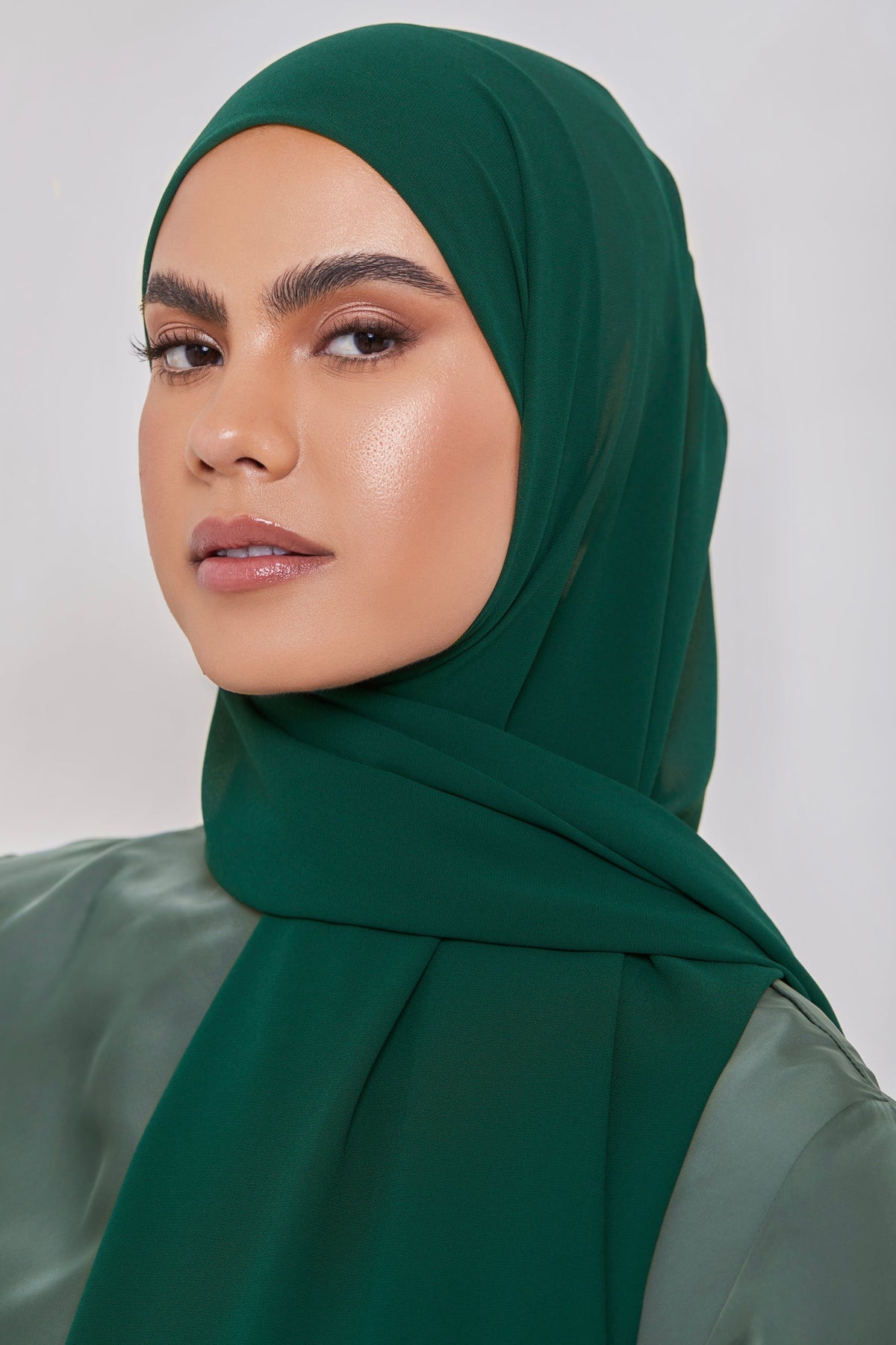 Essential Chiffon Hijab - Jade Scarves & Shawls epschoolboard 