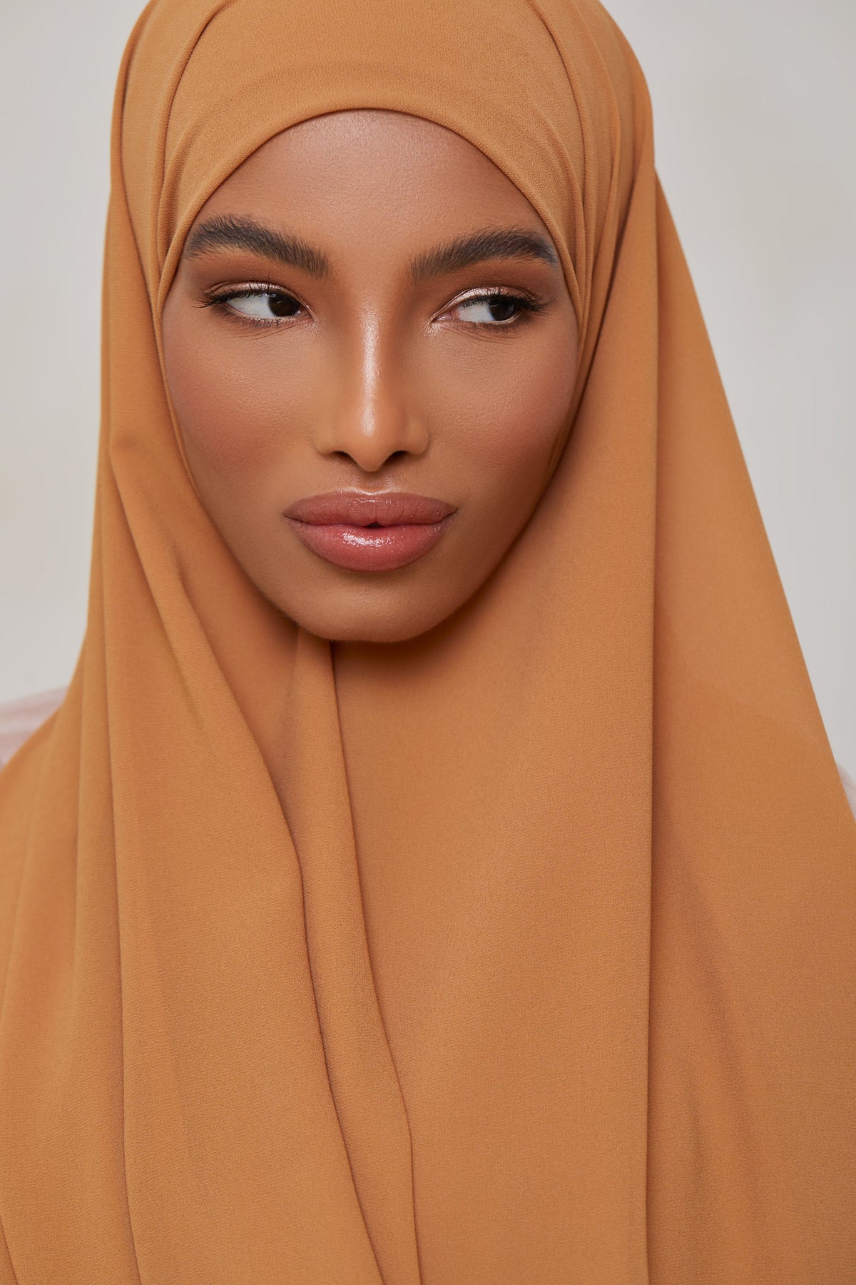 Essential Chiffon Hijab - Latte saigonodysseyhotel 