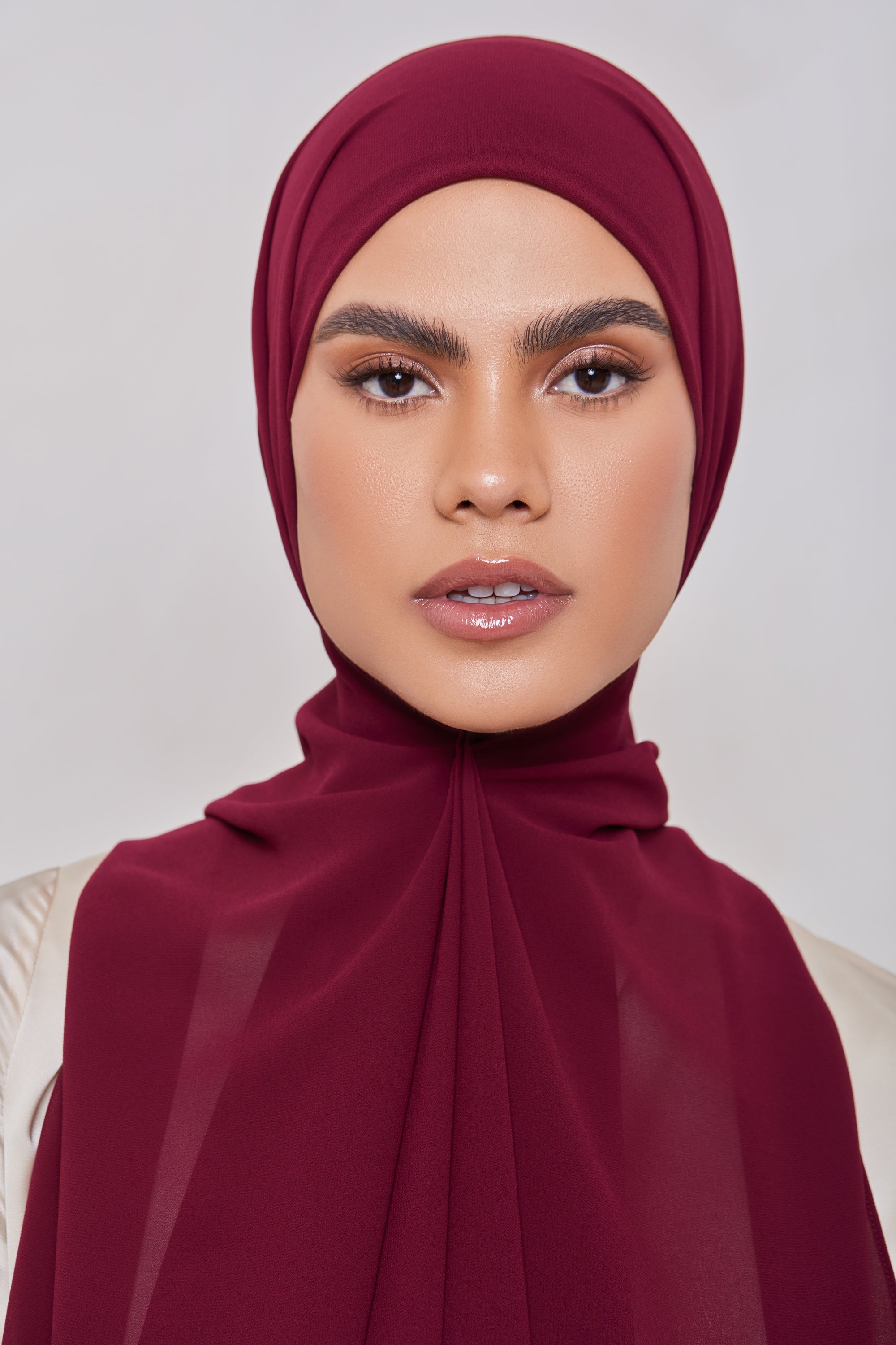 Essential Chiffon Hijab - Marsala Scarves & Shawls Veiled Collection