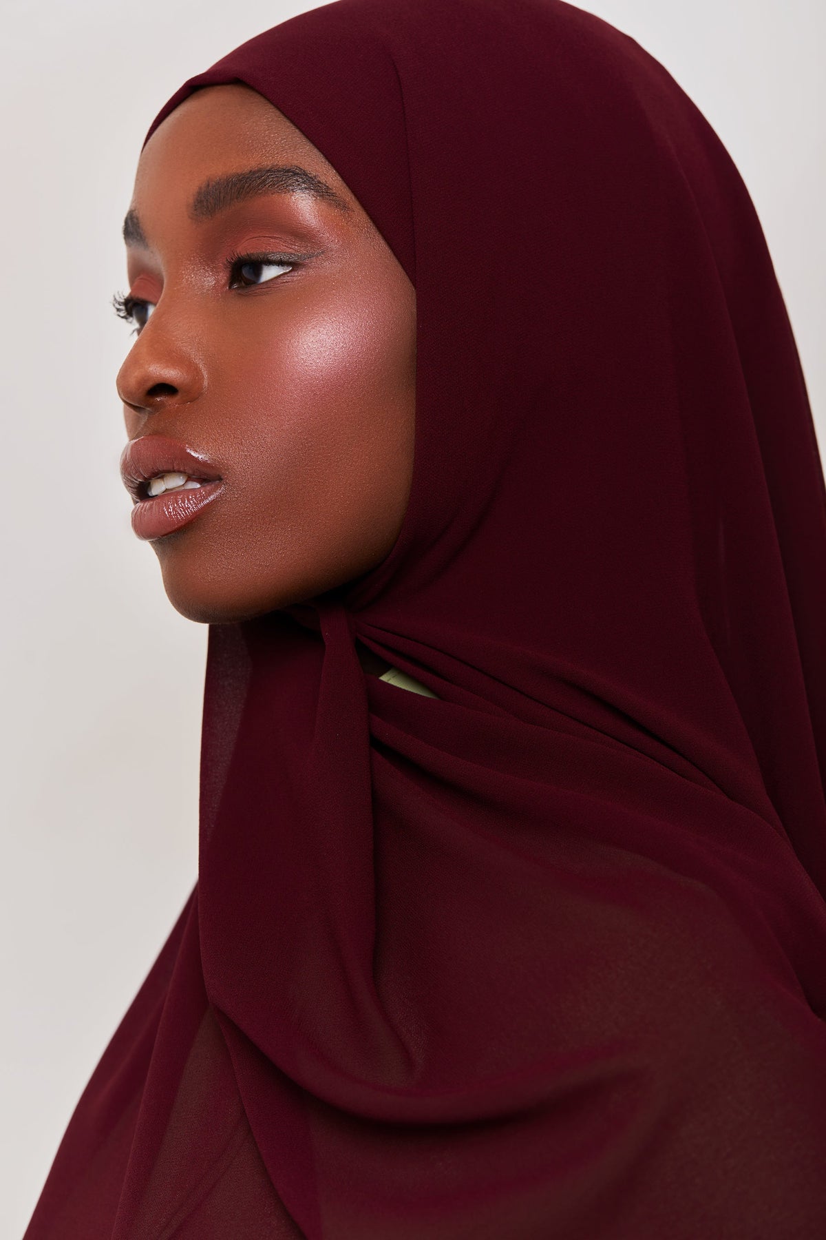 Essential Chiffon Hijab - Merlot Scarves & Shawls epschoolboard 