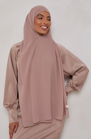 Essential Chiffon Hijab - Mink