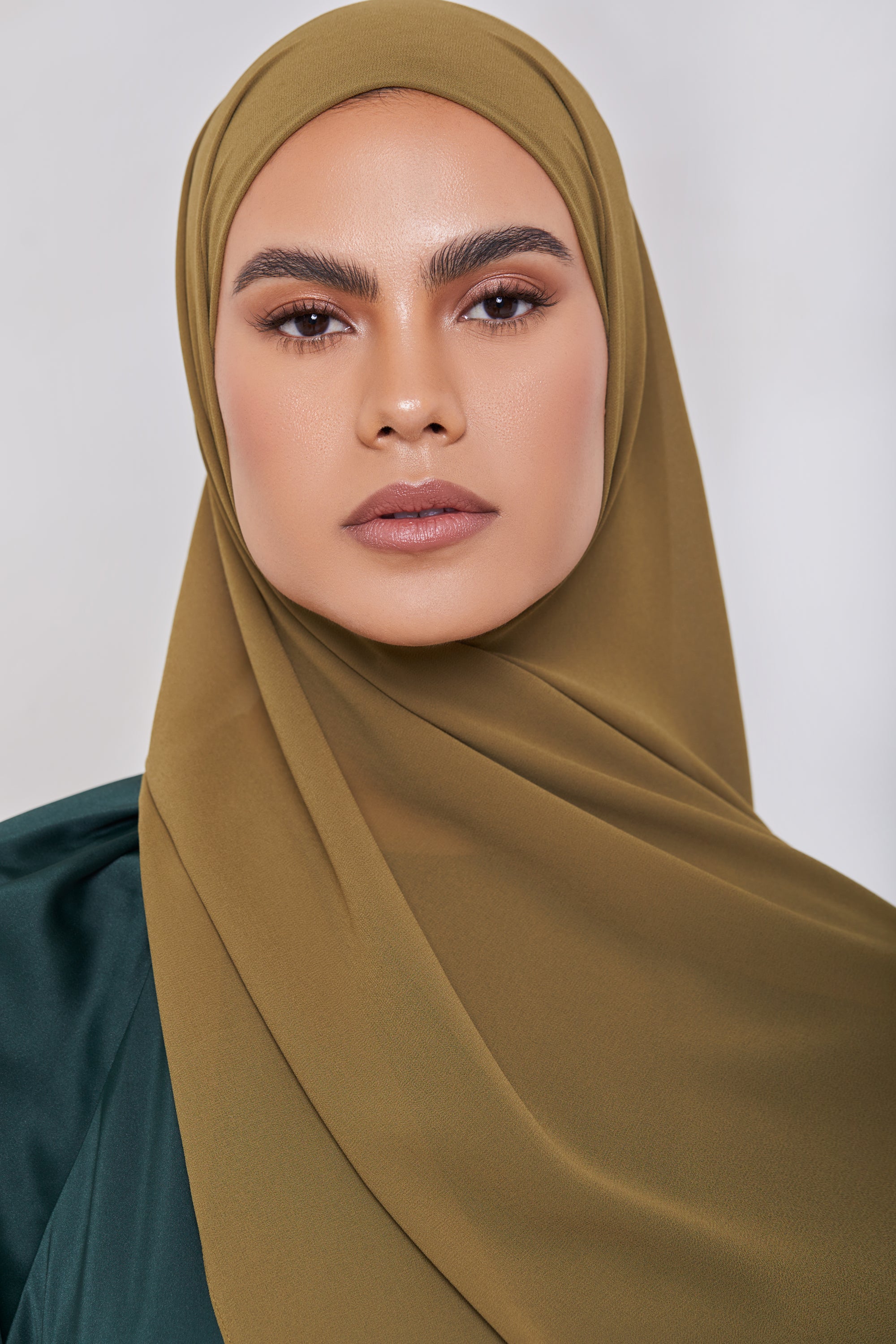 Essential Chiffon Hijab - Olive Scarves & Shawls Veiled Collection