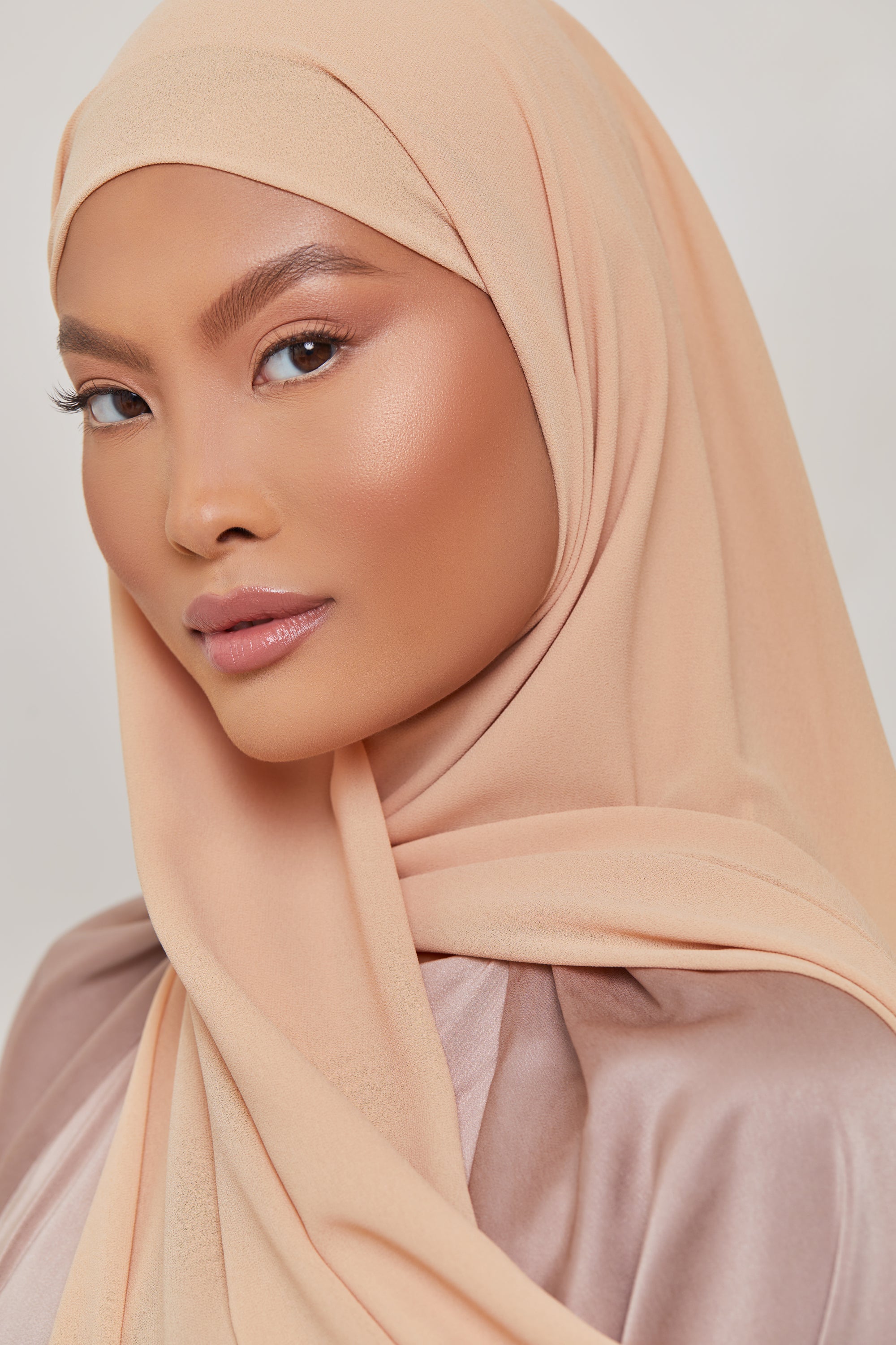 Essential Chiffon Hijab - Sand Scarves & Shawls epschoolboard 