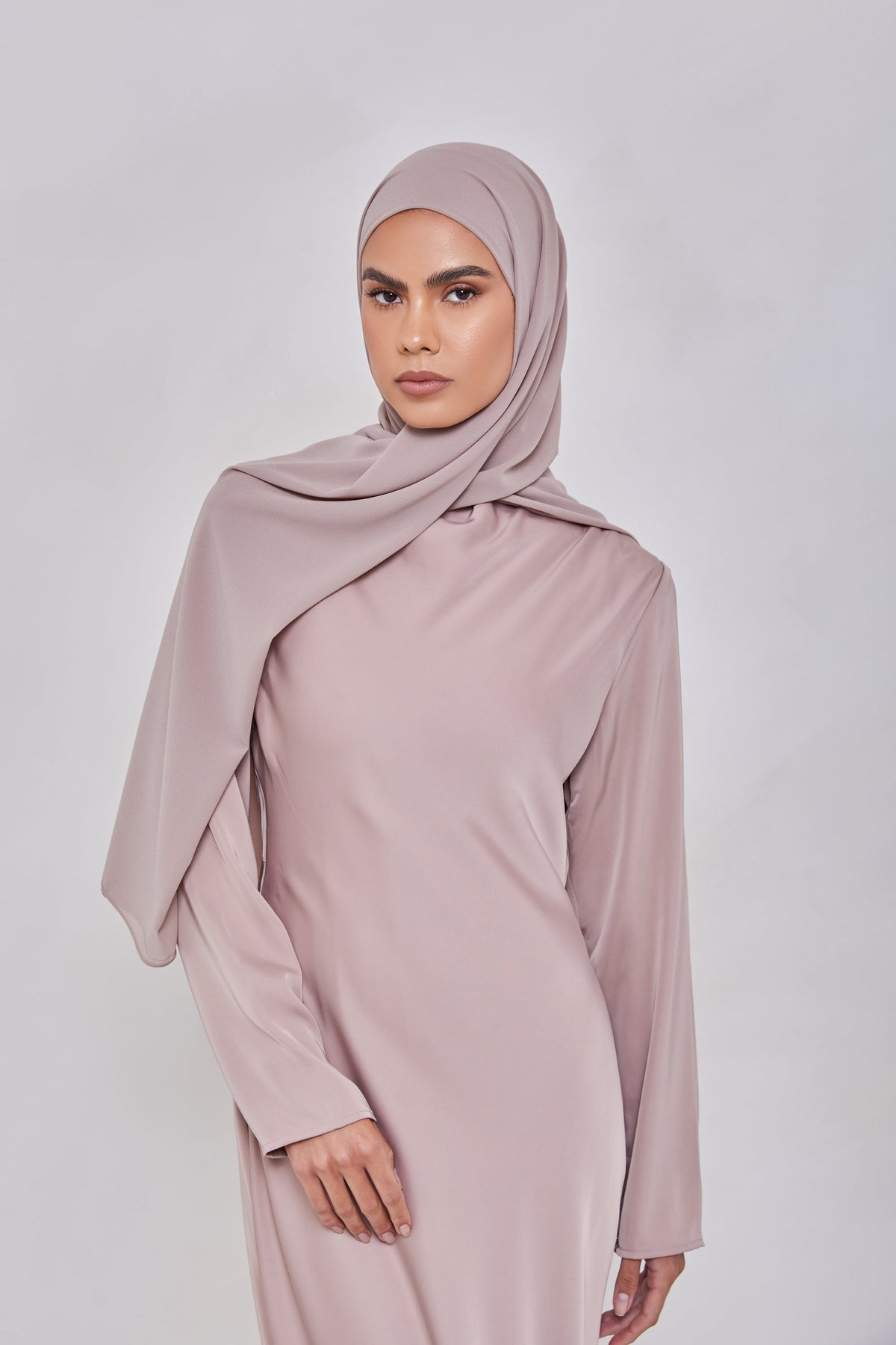 Essential Chiffon Hijab - Taupe Scarves & Shawls saigonodysseyhotel 