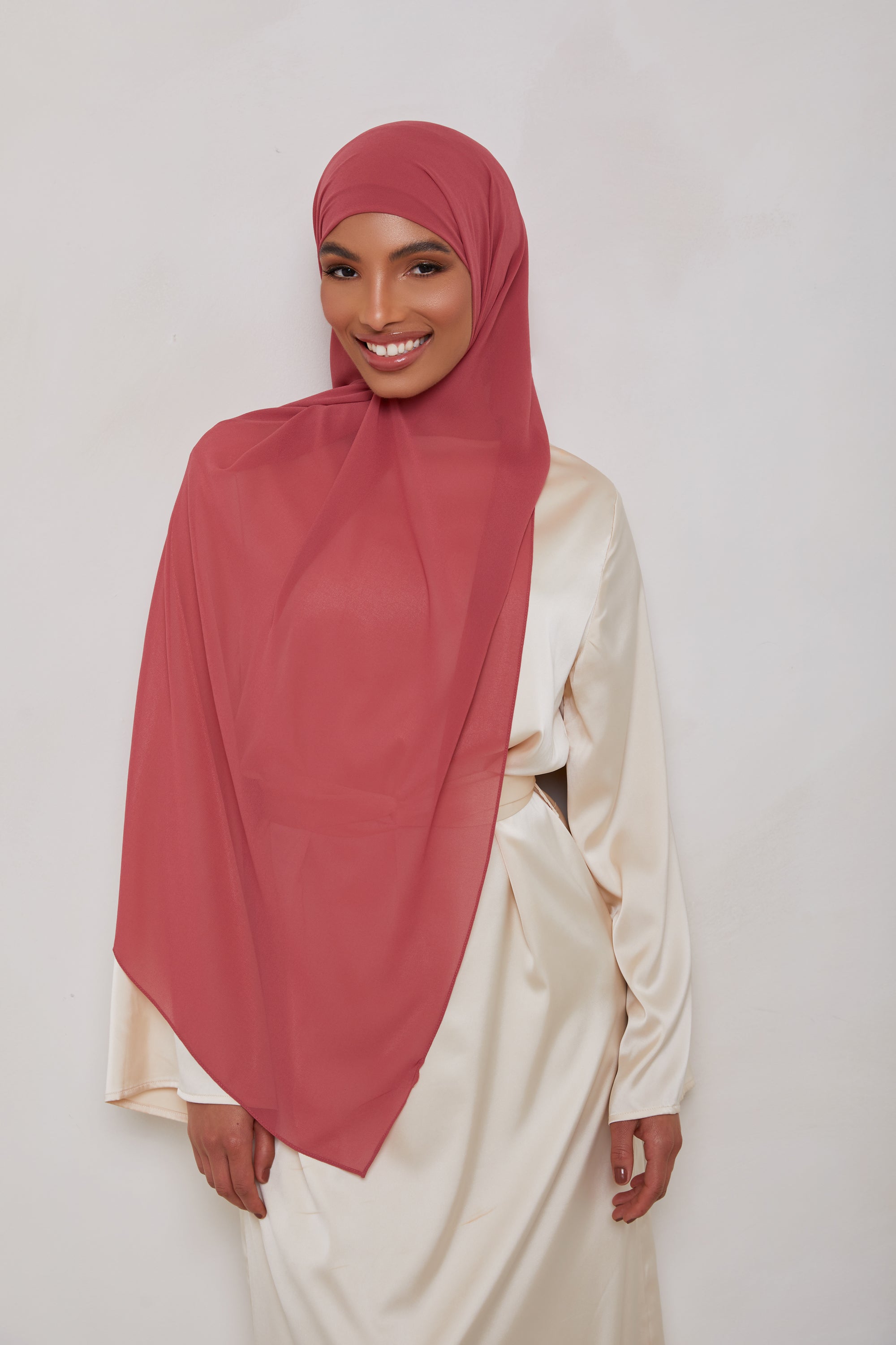 Essential Chiffon Hijab - Warm Rose epschoolboard 