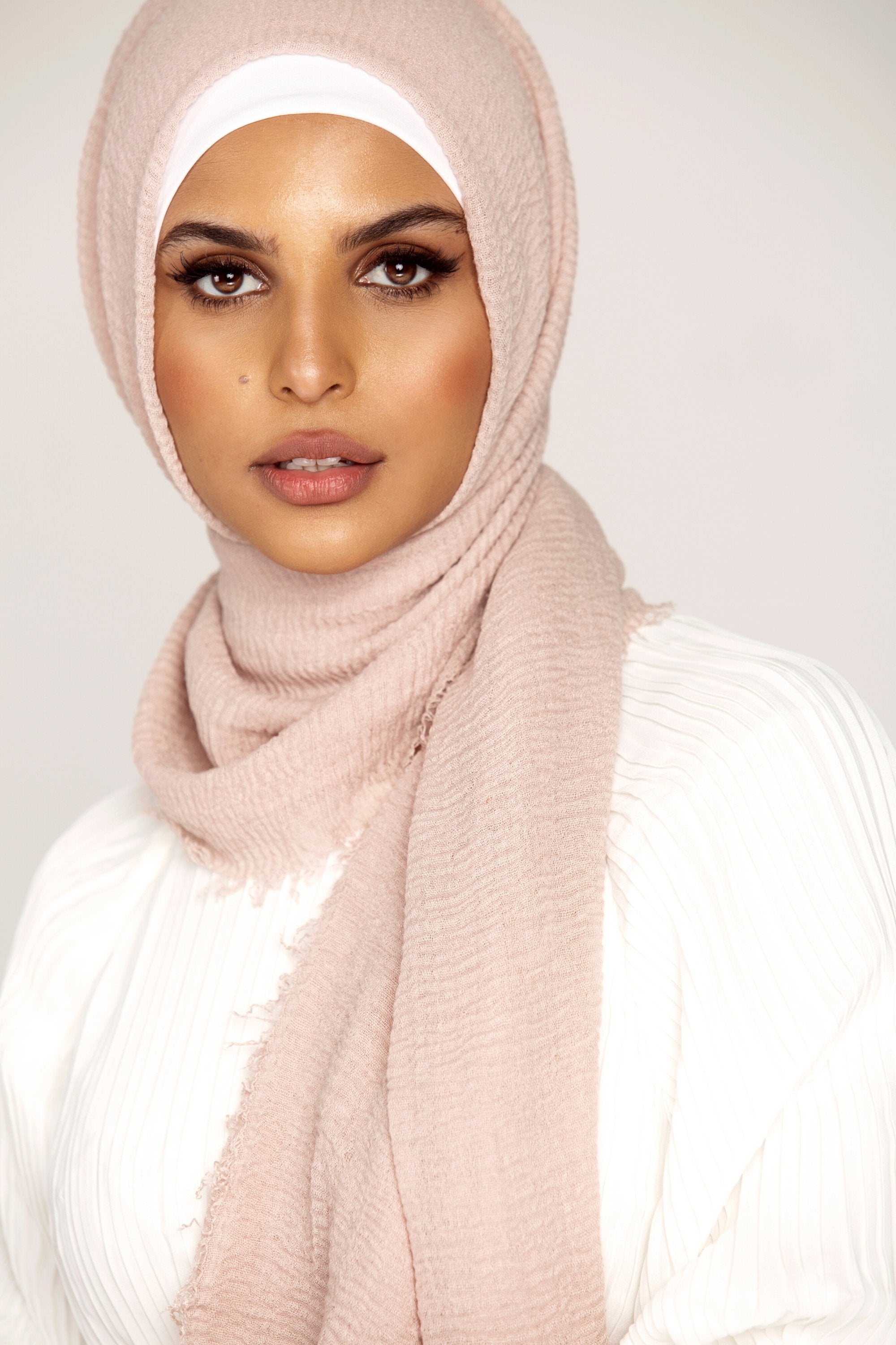 Everyday Crinkle Hijab - Sandstone Veiled Collection