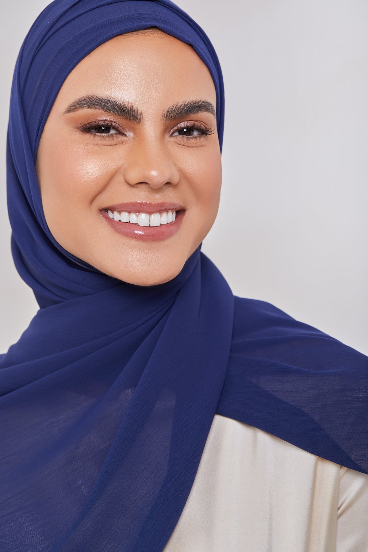 Georgette Crepe Hijab - Blue Berry epschoolboard 