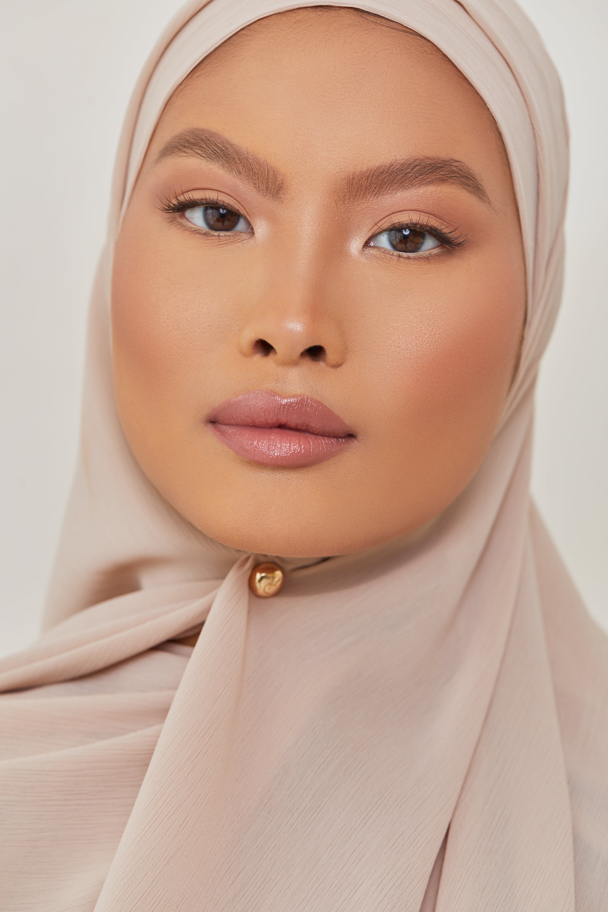 Georgette Crepe Hijab - Chai Veiled Collection 