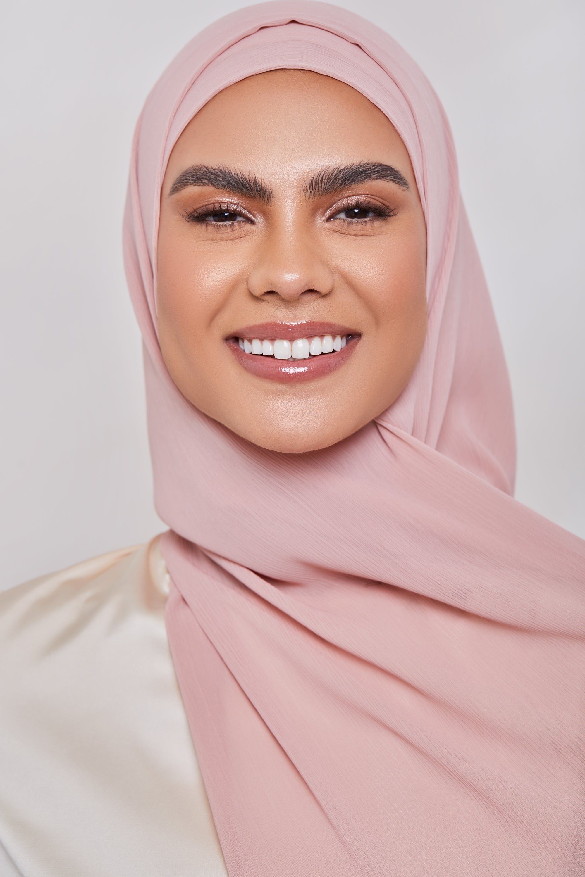 Georgette Crepe Hijab - Lychee Veiled Collection