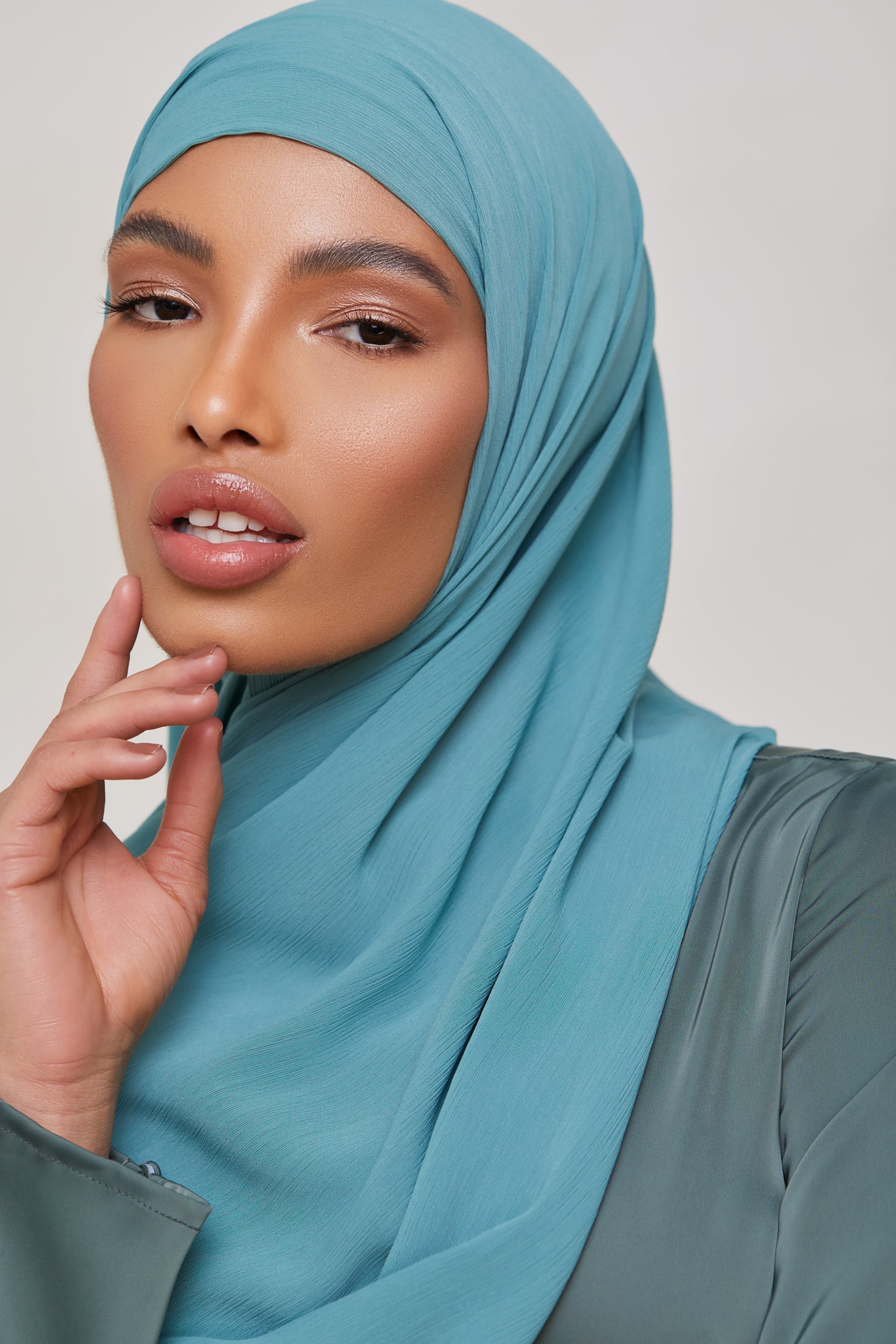 Georgette Crepe Hijab - Mojito Veiled Collection