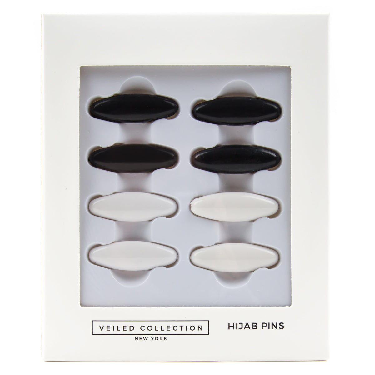 Hijab Pins - Black/White Hijab Pins epschoolboard 