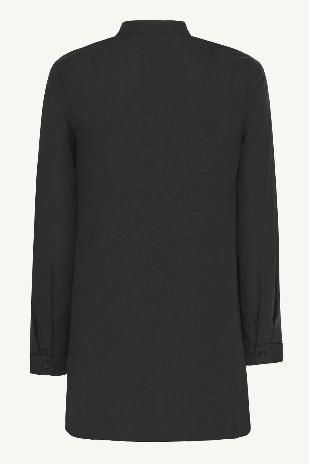 Lamia Cotton Linen Button Down Top - Black Clothing epschoolboard 