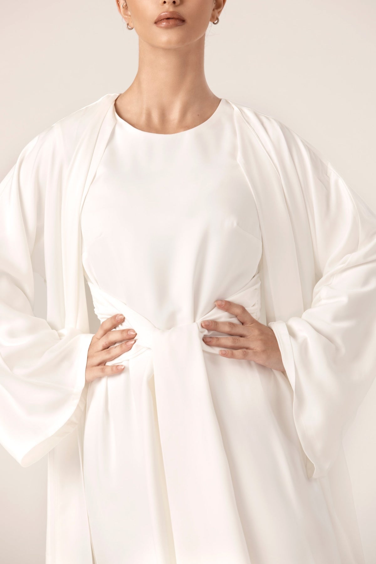 Leyana Matching Dress and Jacket Set - White epschoolboard 