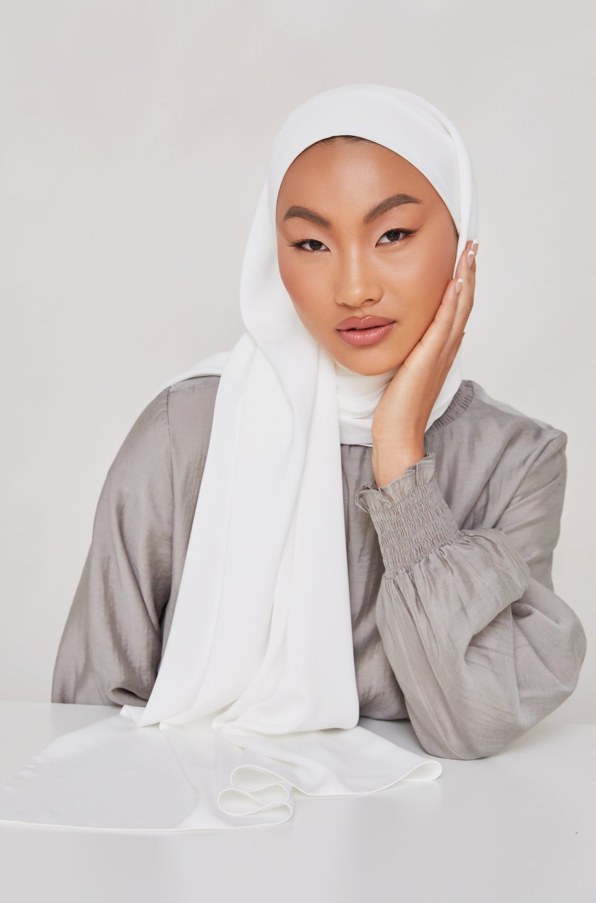 Medina Silk Hijab - Pearl epschoolboard 