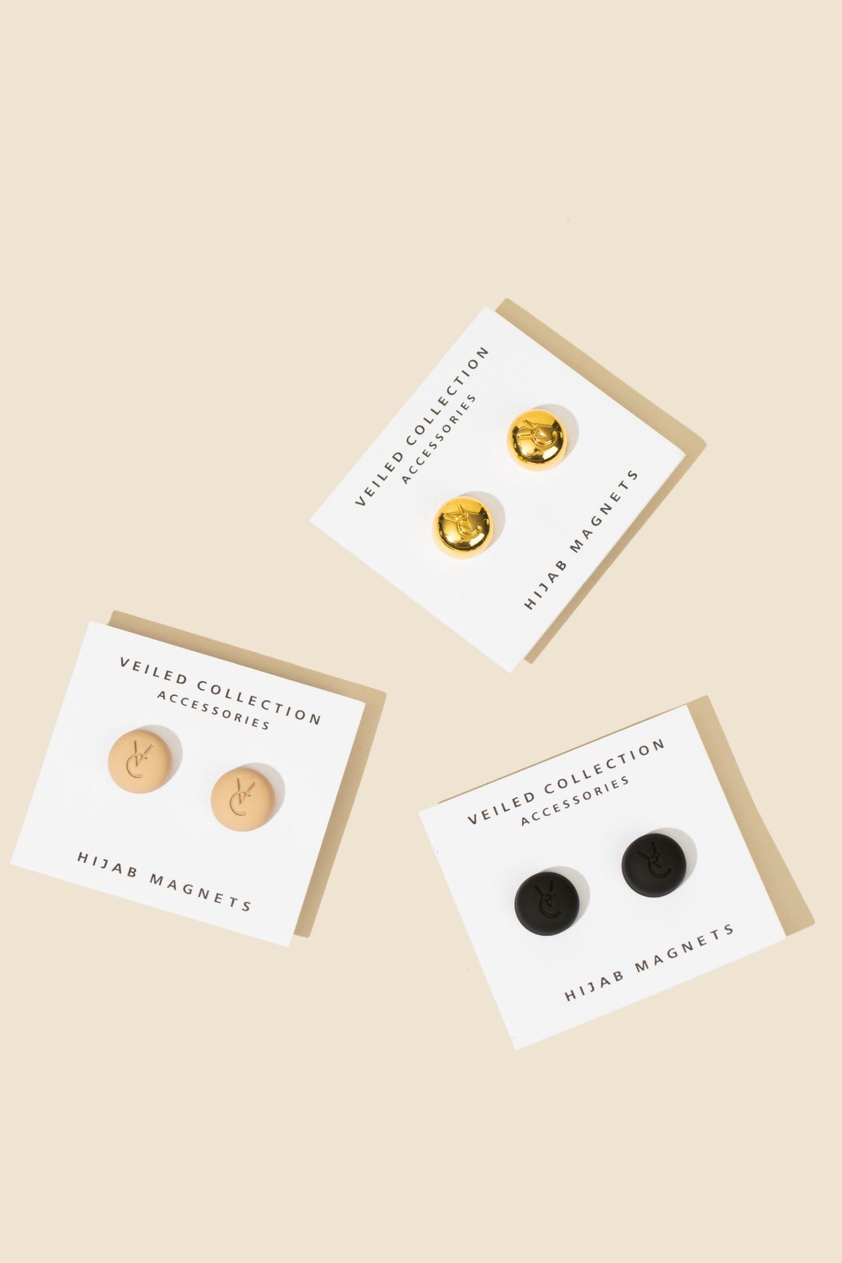 Premium Magnet Pins - Gold Metallic Hijab Pins saigonodysseyhotel 