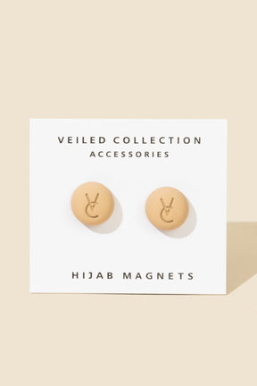 Premium Magnet Pins - Matte Nude Hijab Pins saigonodysseyhotel 