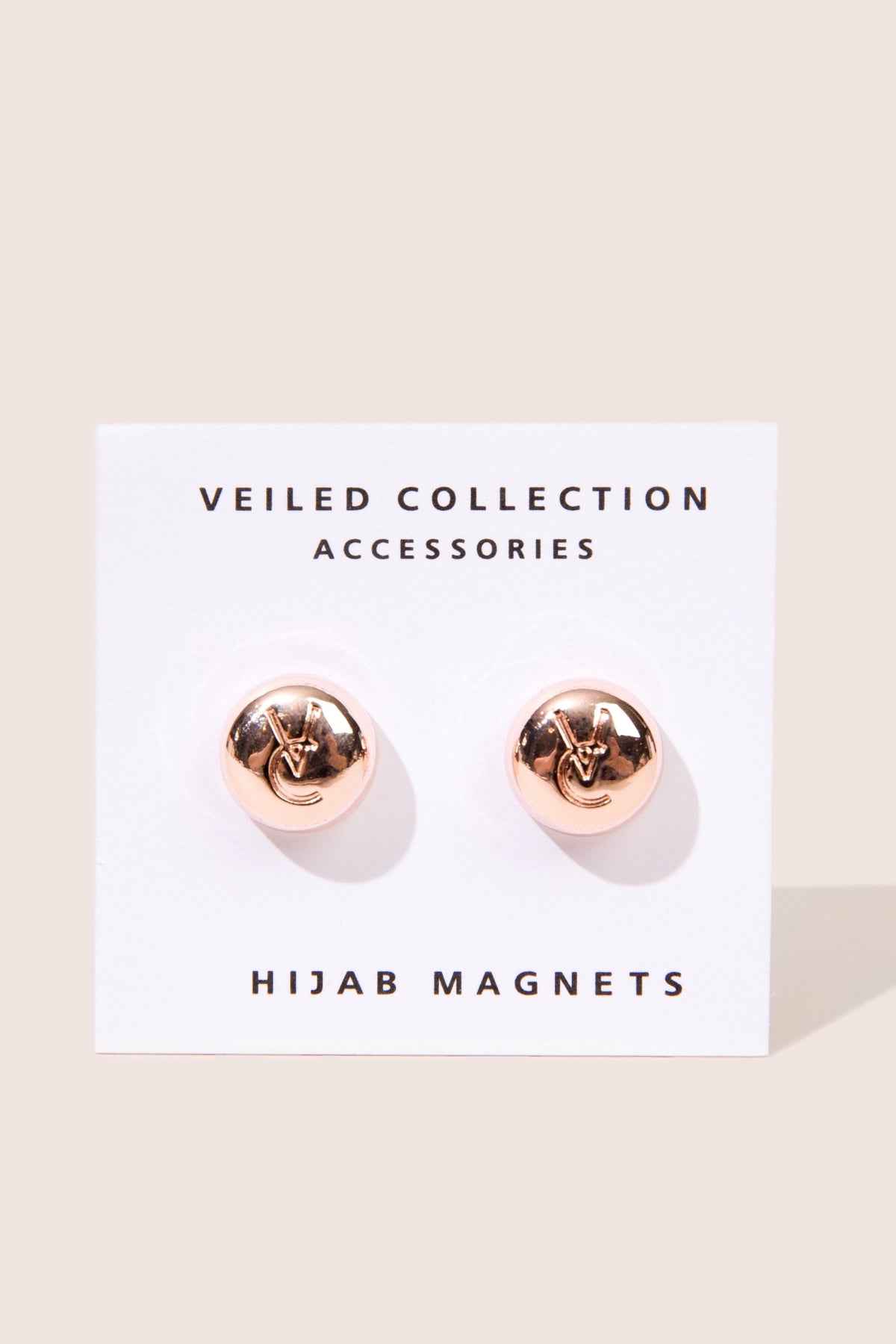 Premium Magnet Pins - Rose Gold Metallic Hijab Pins epschoolboard 