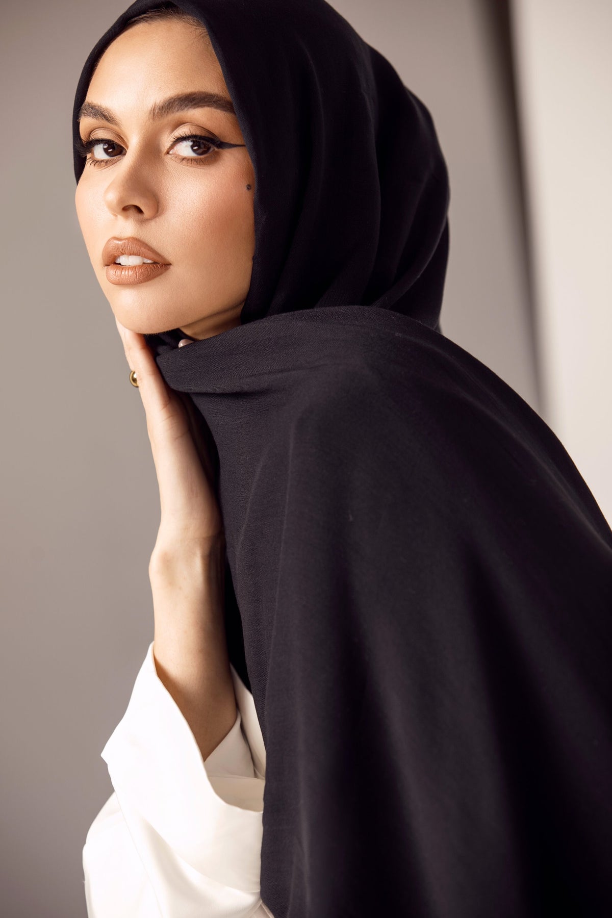 Premium Modal Hijab - Black Ice epschoolboard 