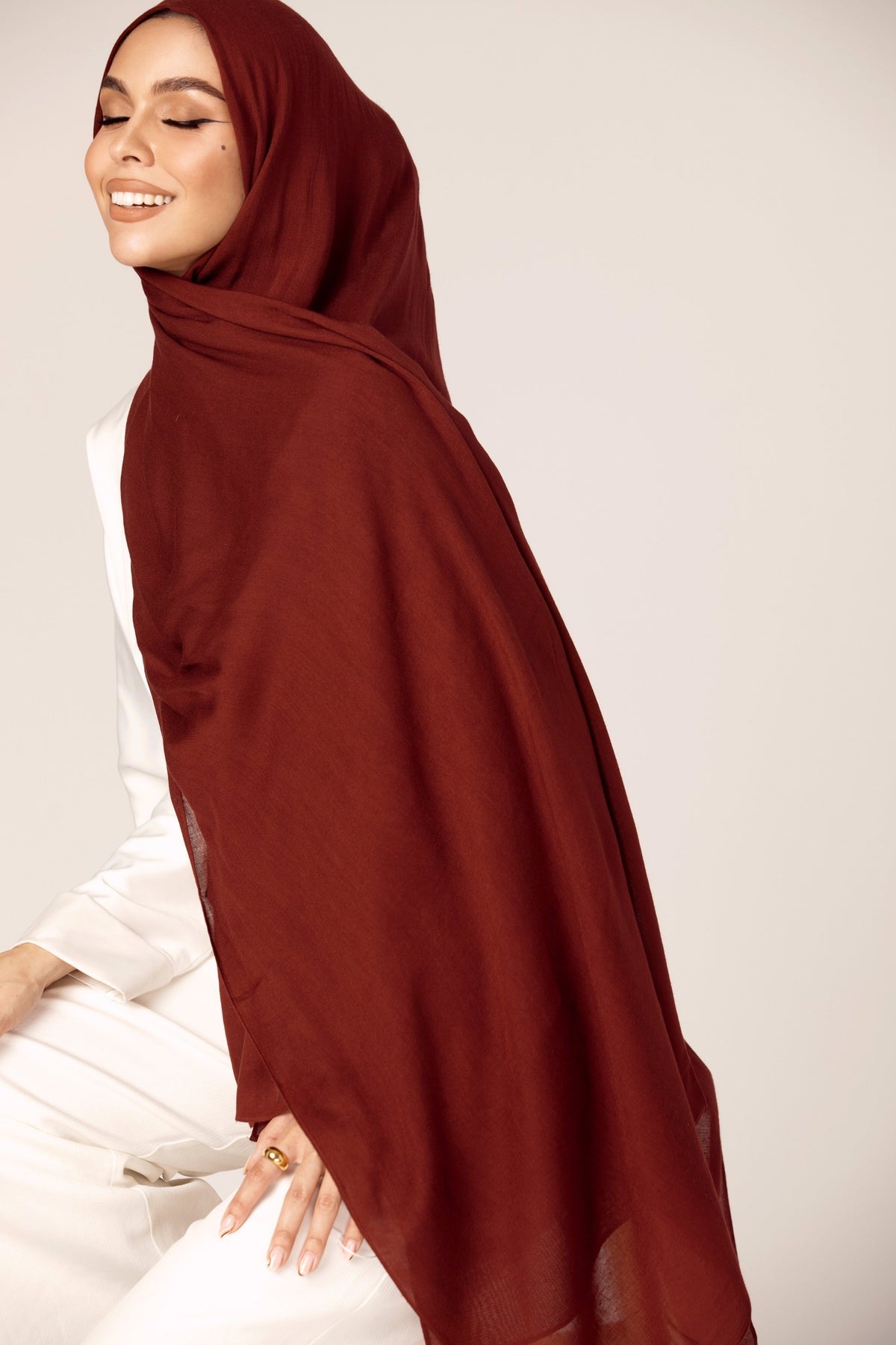 Premium Modal Hijab - Cabernet epschoolboard 