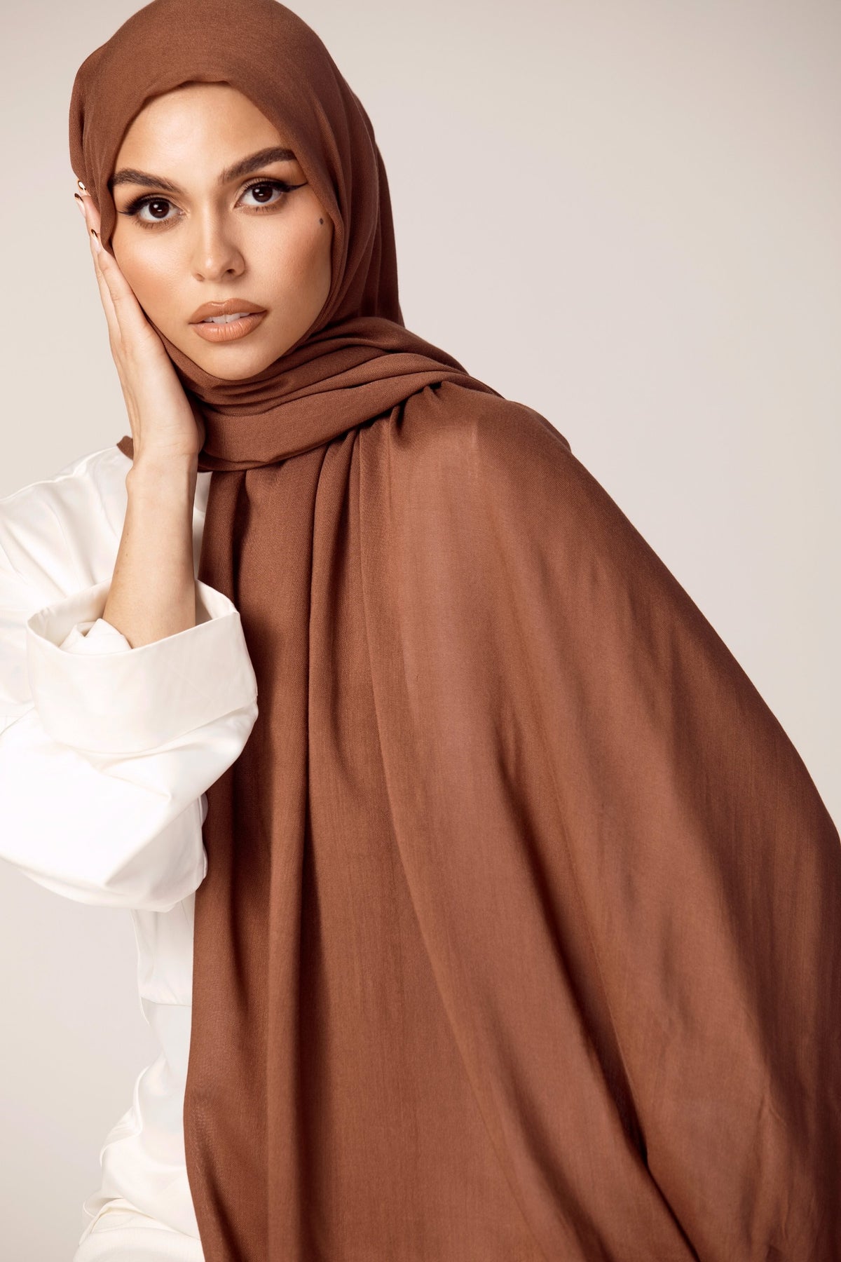 Premium Modal Hijab - Dark Mink epschoolboard 