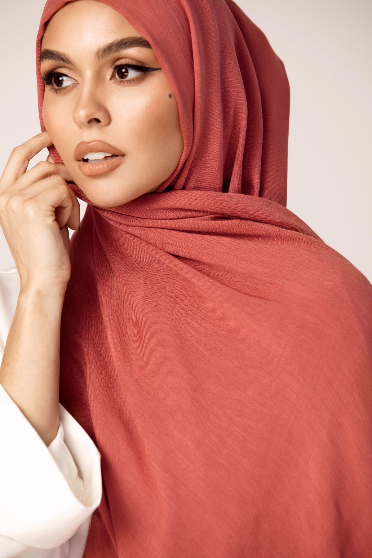 Premium Modal Hijab - Dusty Cedar epschoolboard 