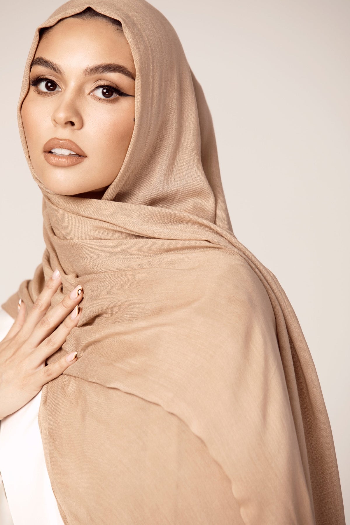 Premium Modal Hijab - Light Taupe epschoolboard 