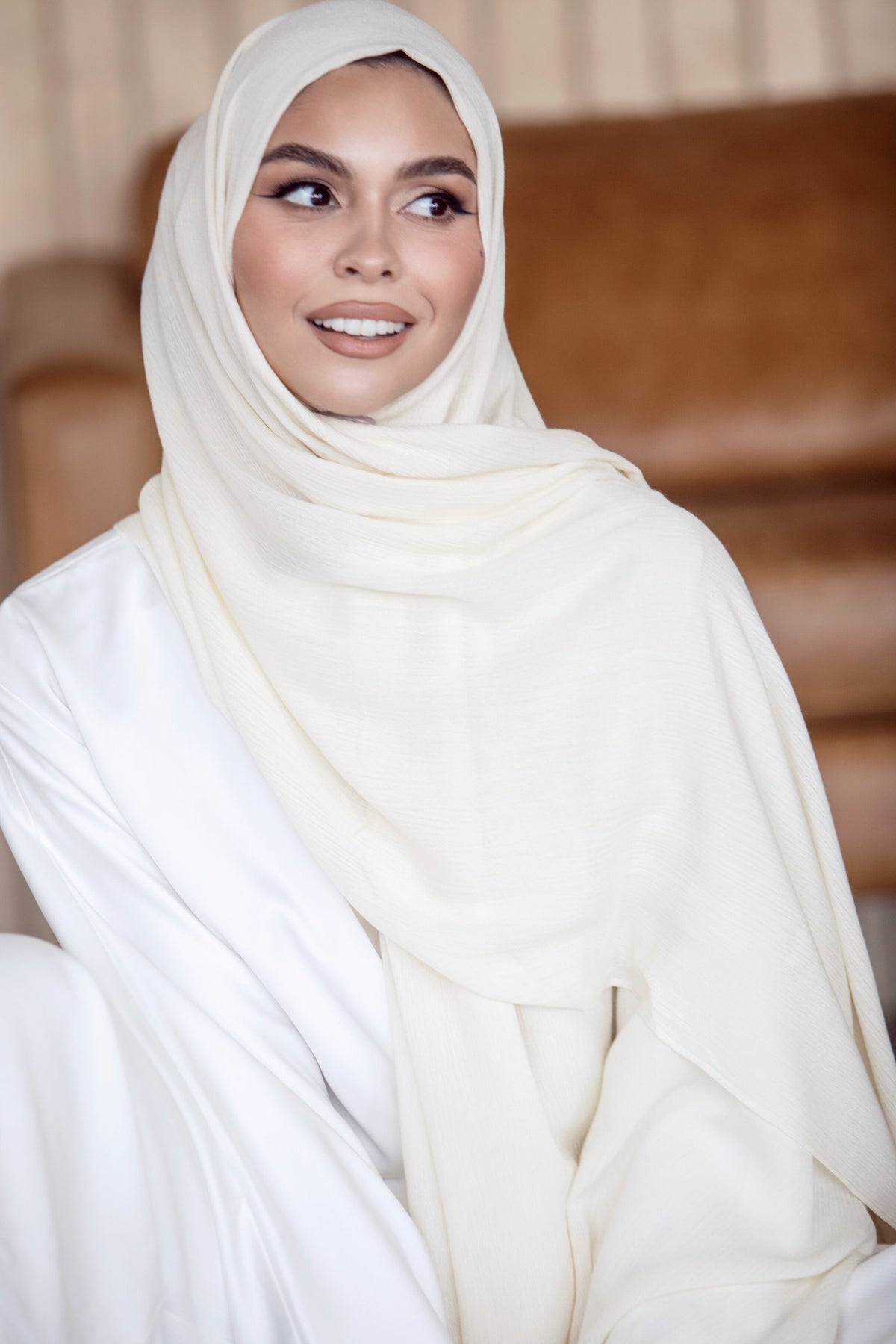 Premium Rayon Hijab - Ivory epschoolboard 