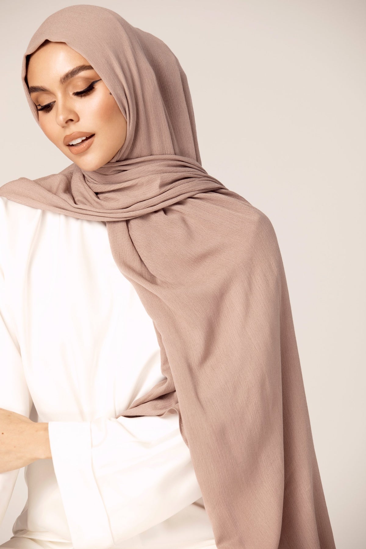 Premium Rayon Hijab - Nude Brown epschoolboard 