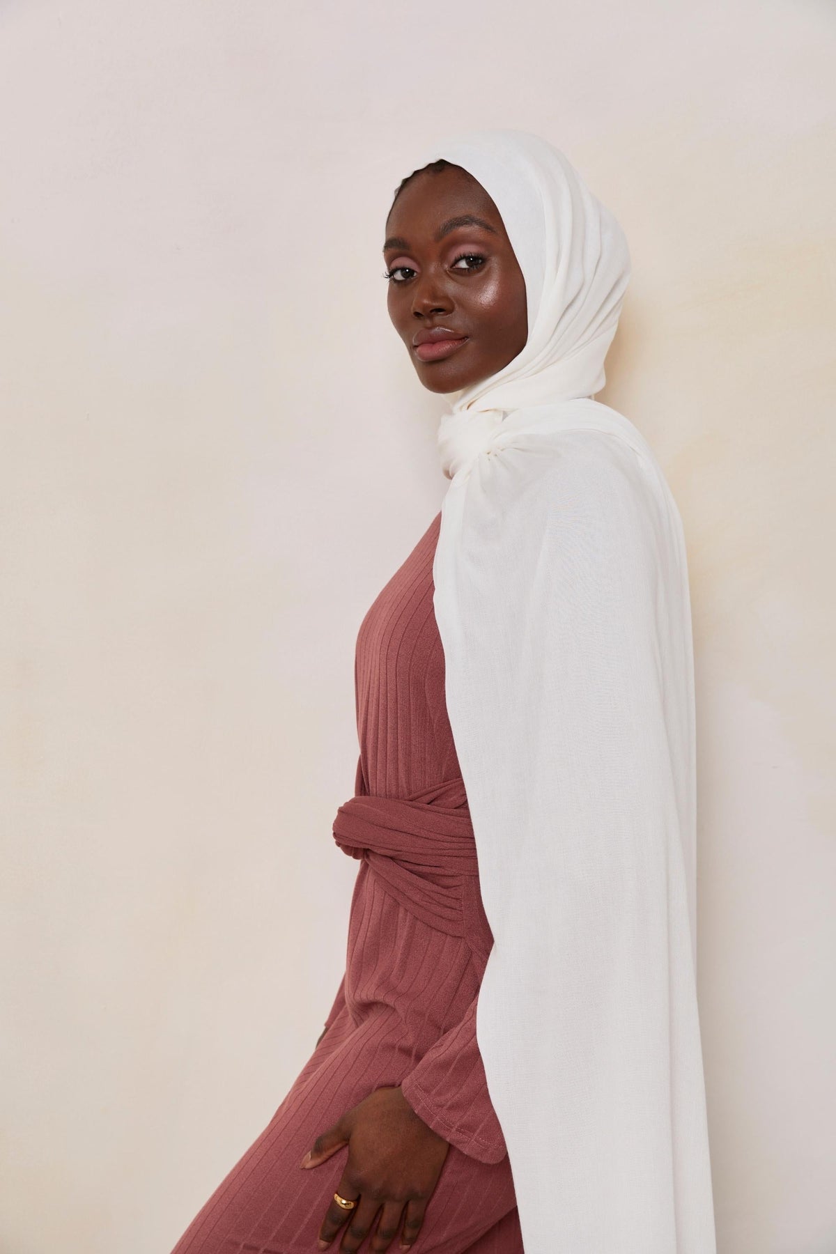 Premium Rayon Hijab - White epschoolboard 