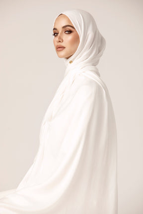 Premium Woven ECOVERO™ Hijab - White epschoolboard 