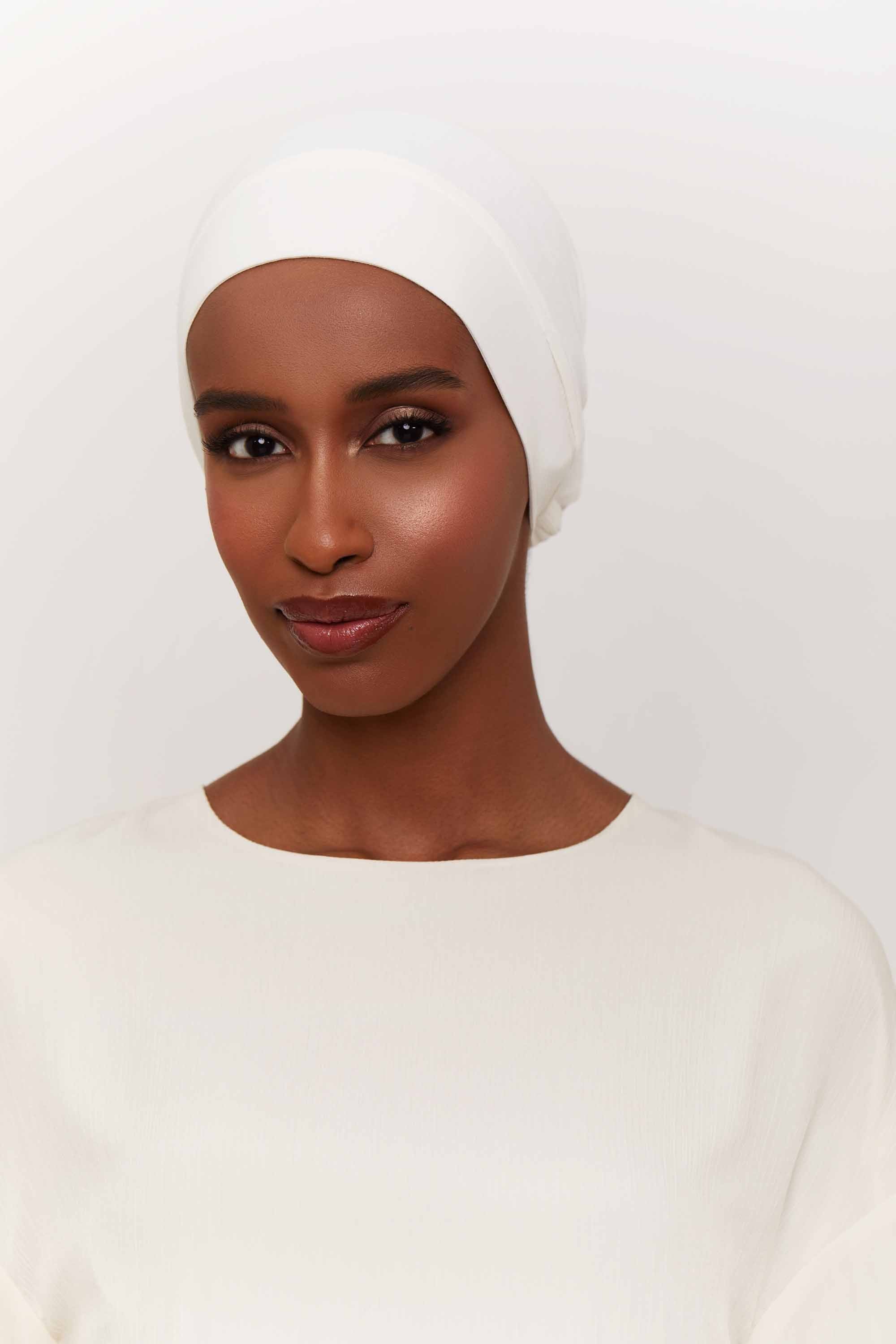 Ribbed Tie Back Undercap - Off White Extra Small Accessories Veiled