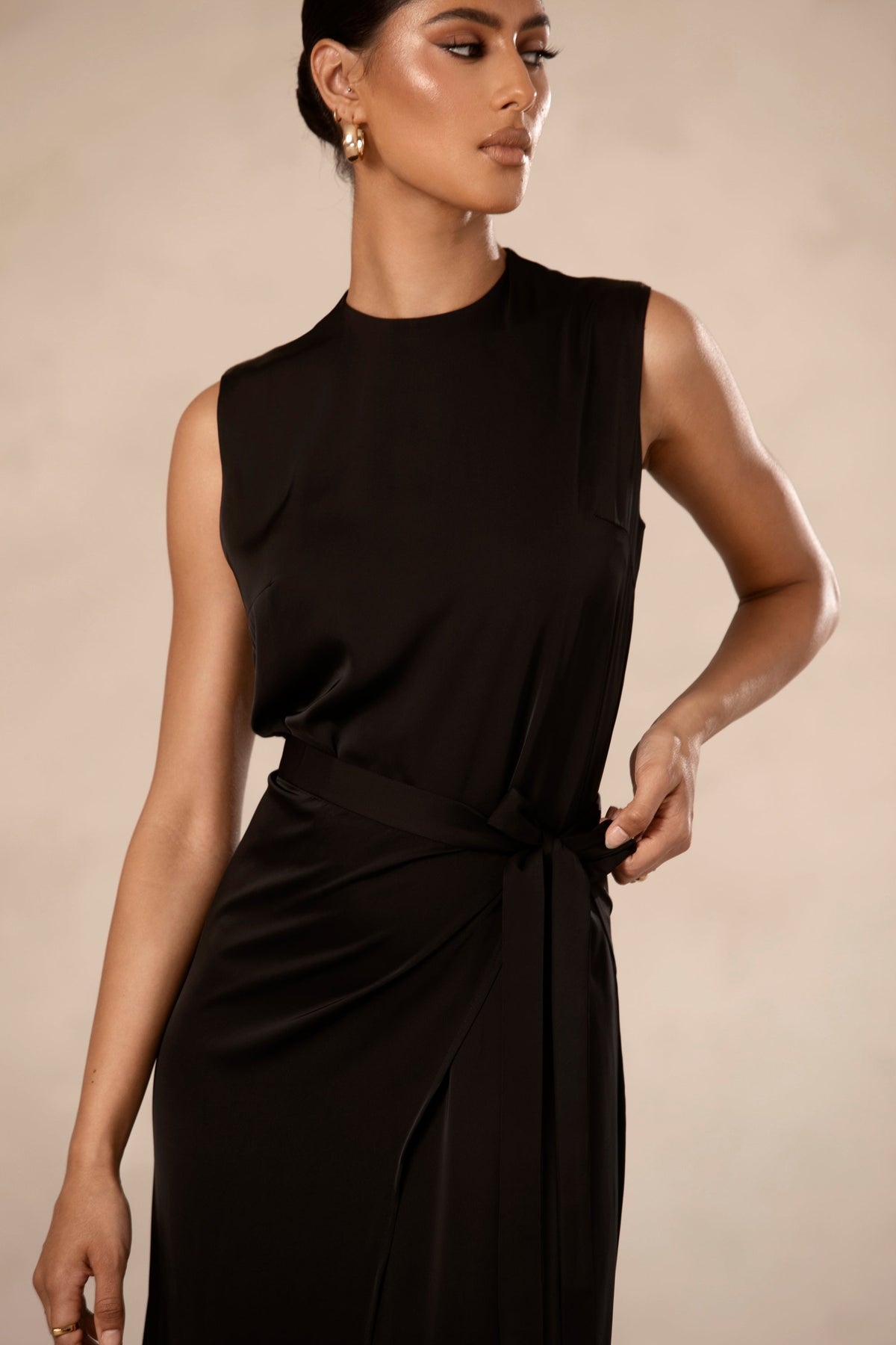 Sadia Sleeveless Maxi Dress & Skirt Set - Black saigonodysseyhotel 