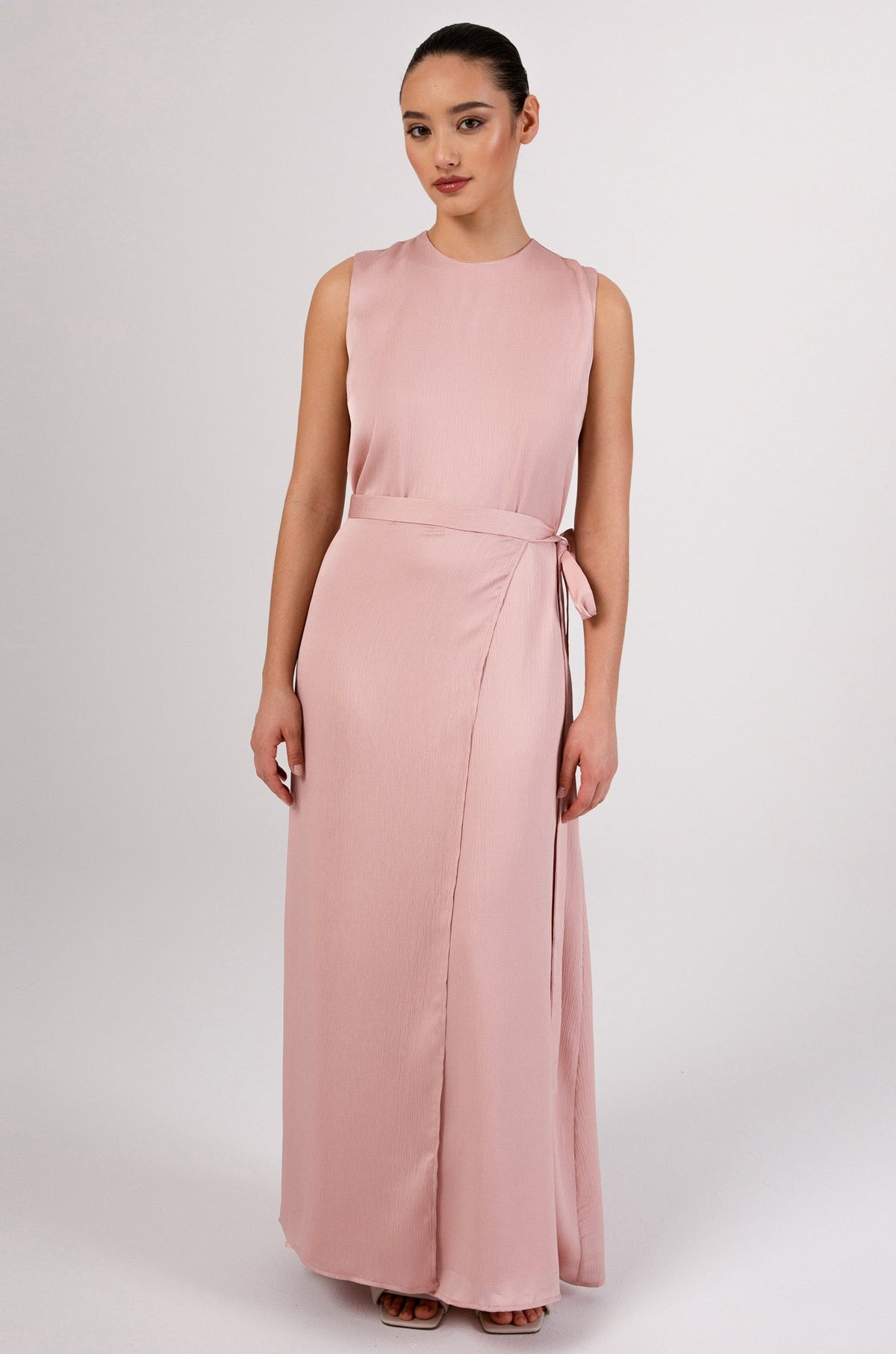 Salma Sleeveless Maxi Dress & Skirt Set - Dusty Pink saigonodysseyhotel 